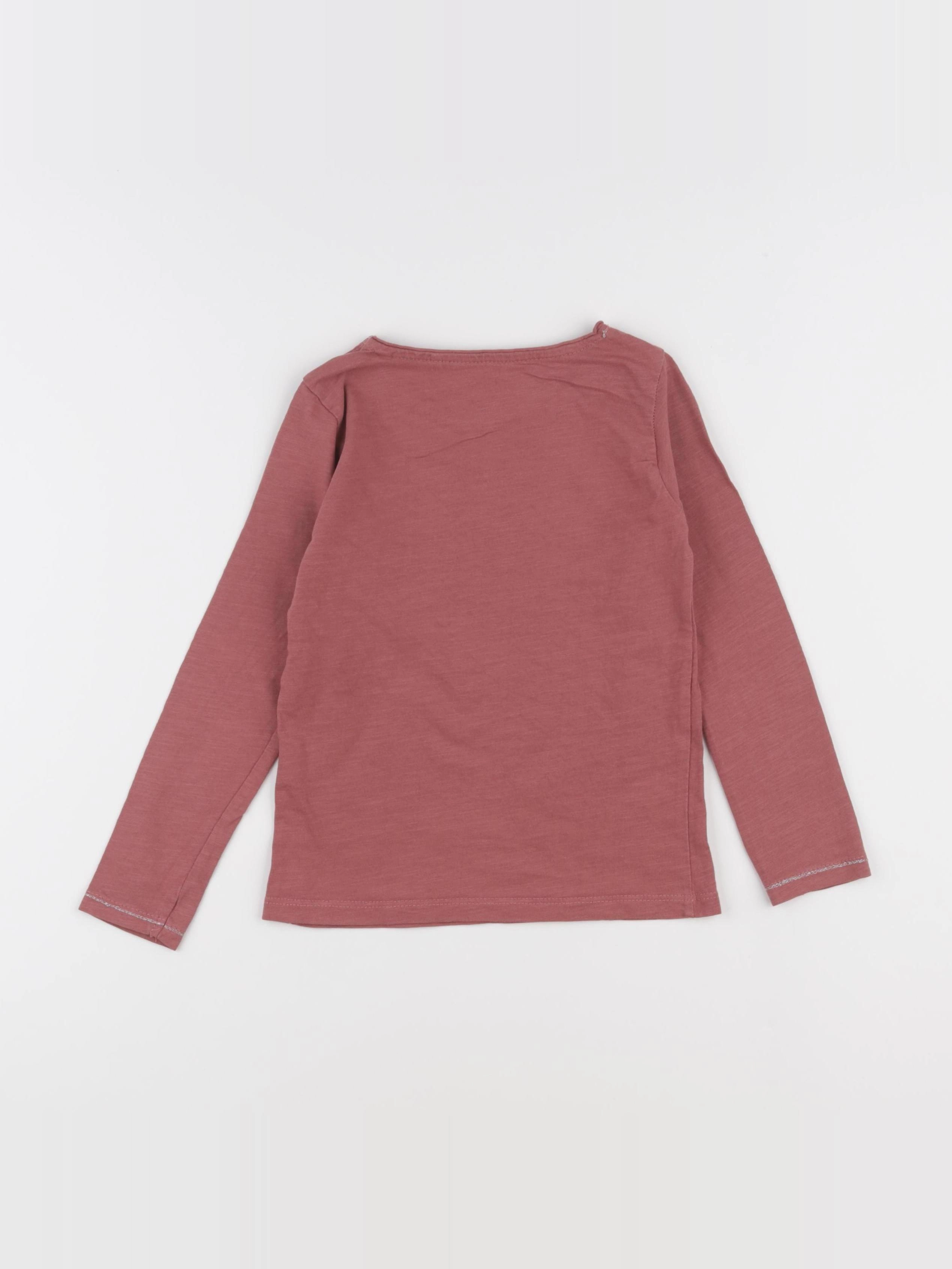 IKKS - tee-shirt rose - 6 ans