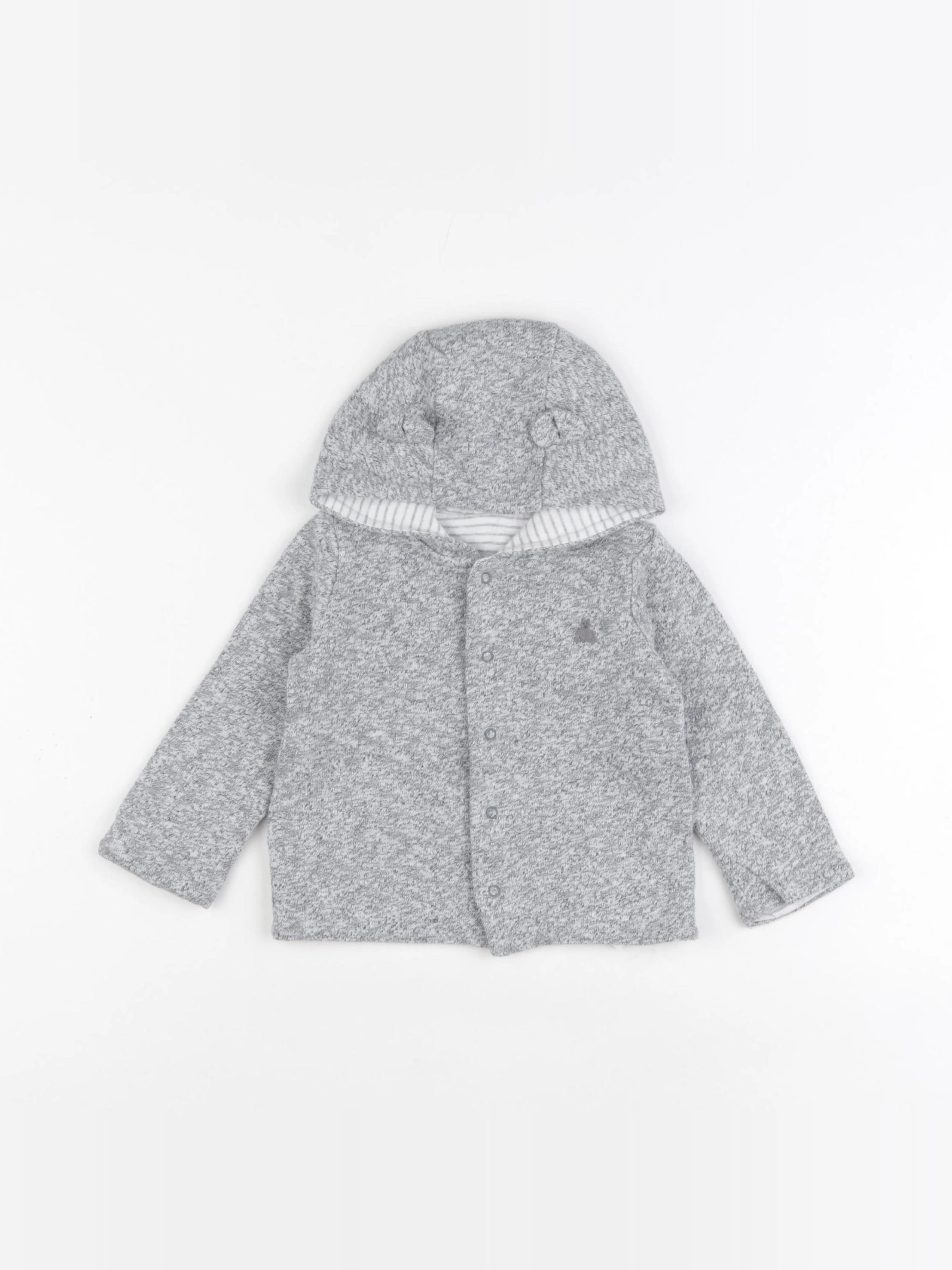 GAP - sweat gris - 6/12 mois