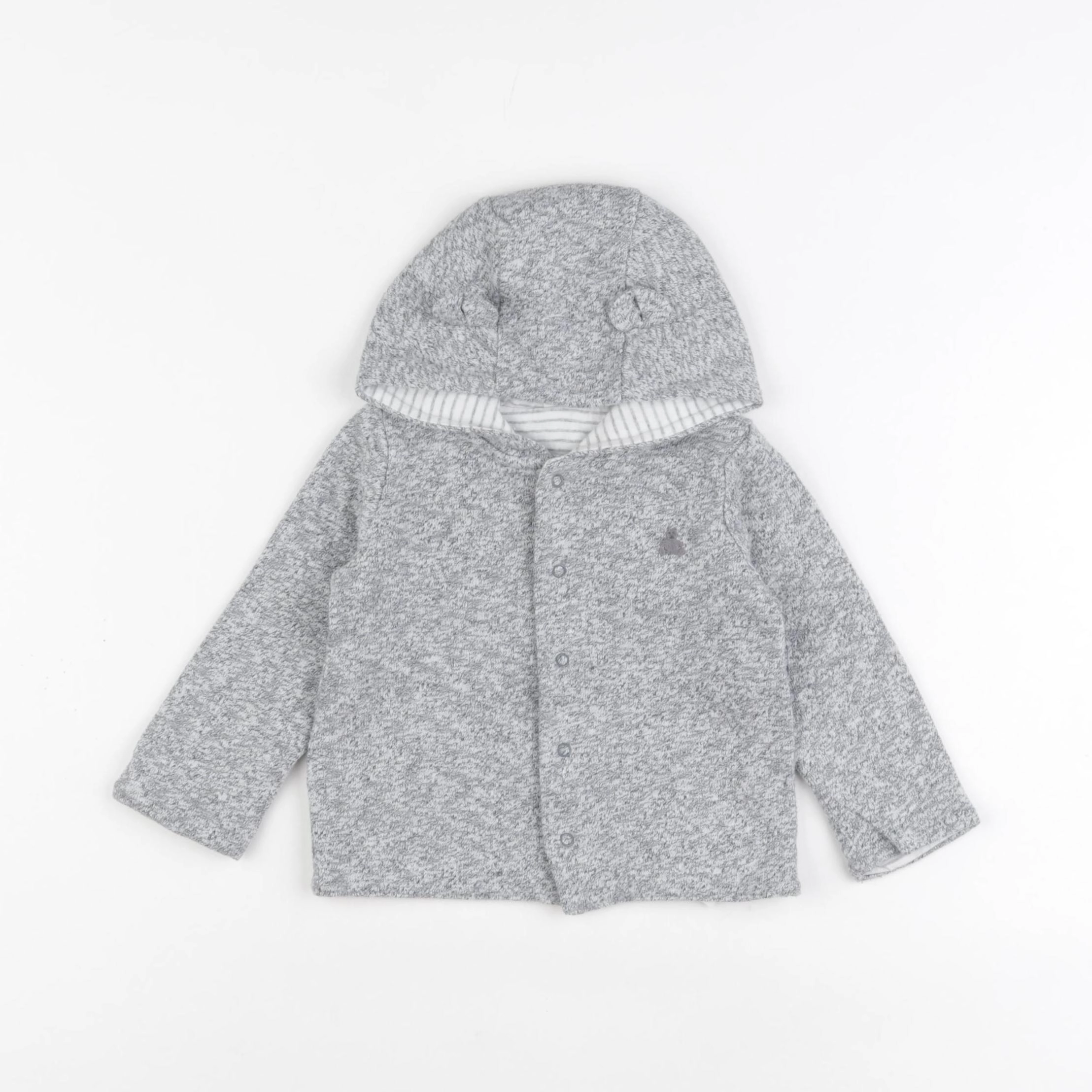 GAP - sweat gris - 6/12 mois