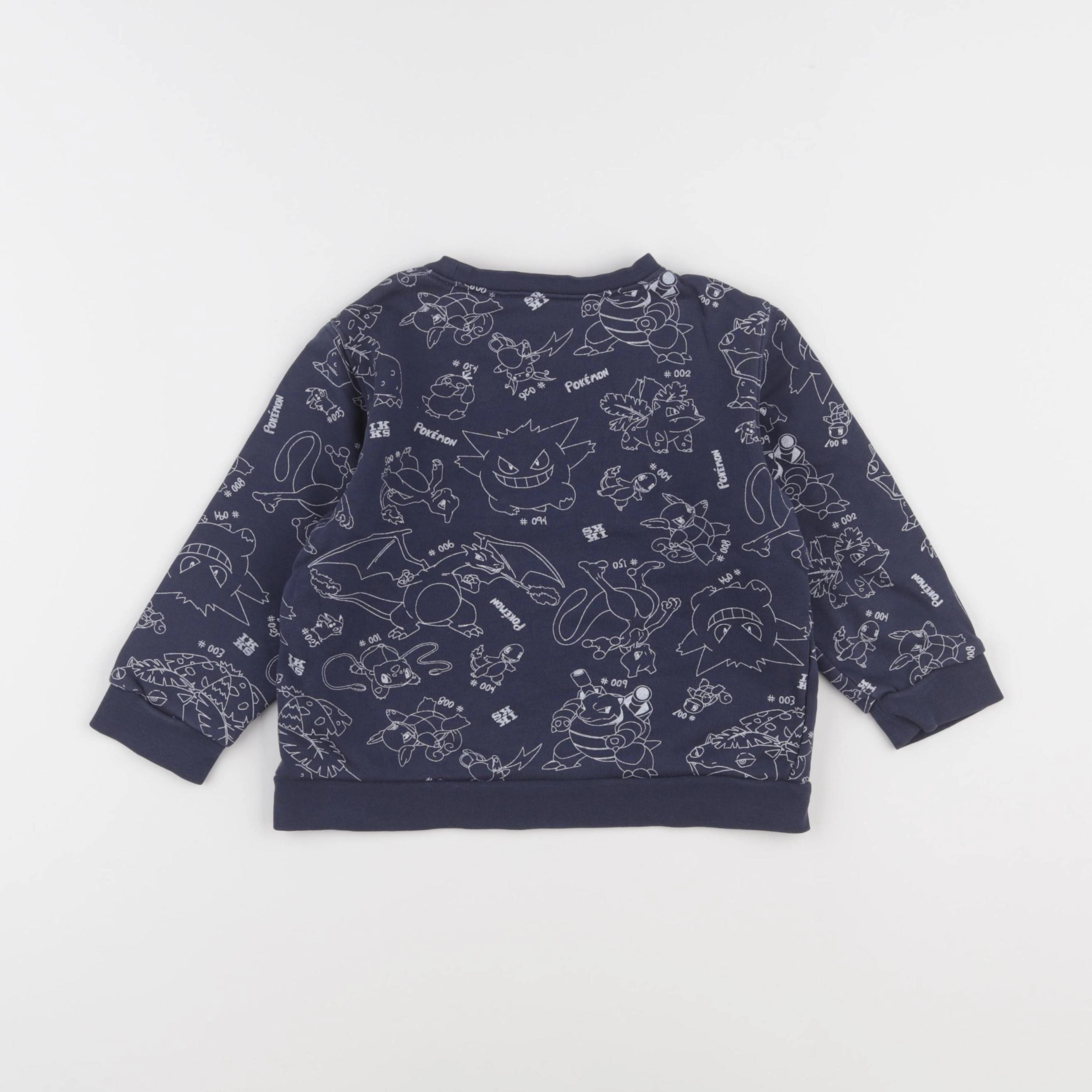 IKKS - sweat bleu - 3 ans