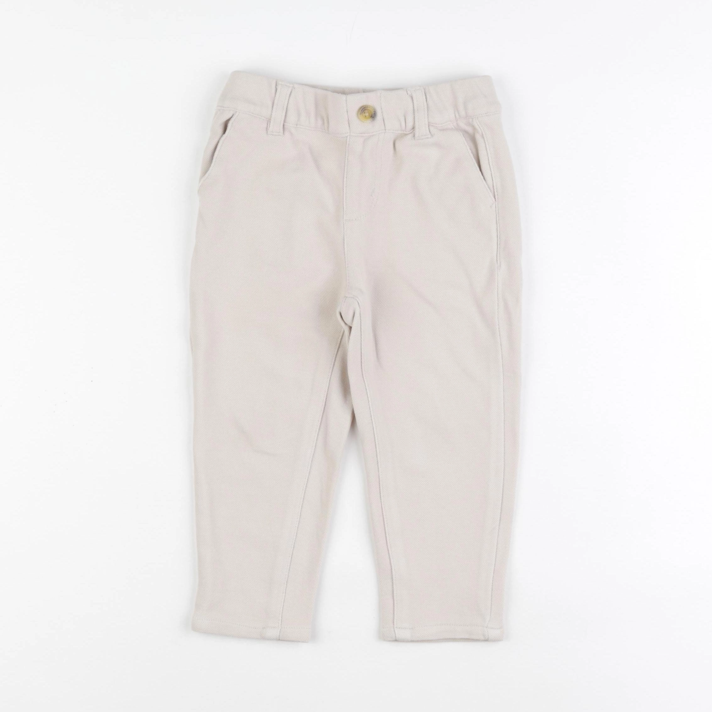 Vertbaudet - pantalon beige - 3 ans
