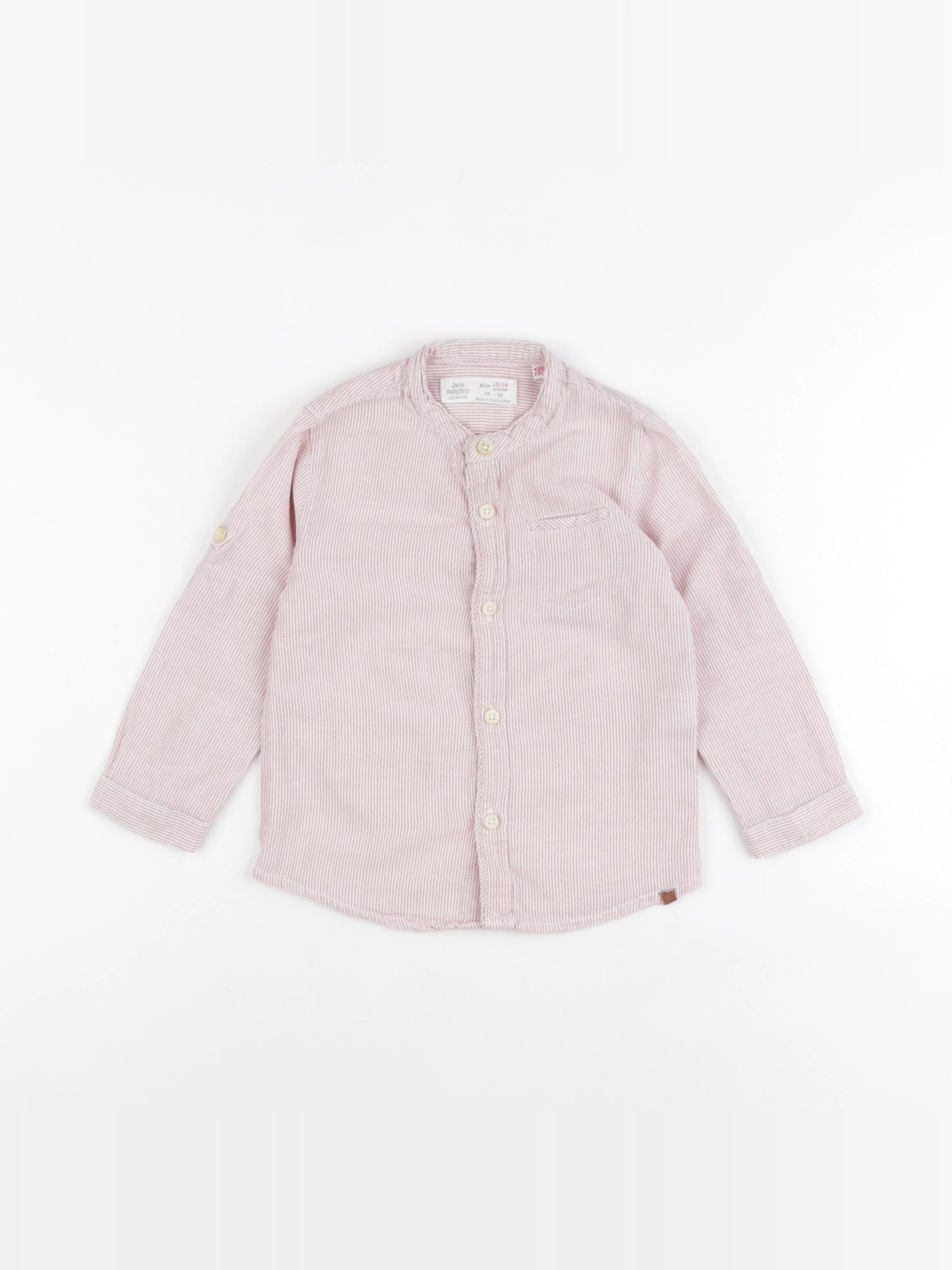 Zara - chemise rouge - 18/24 mois