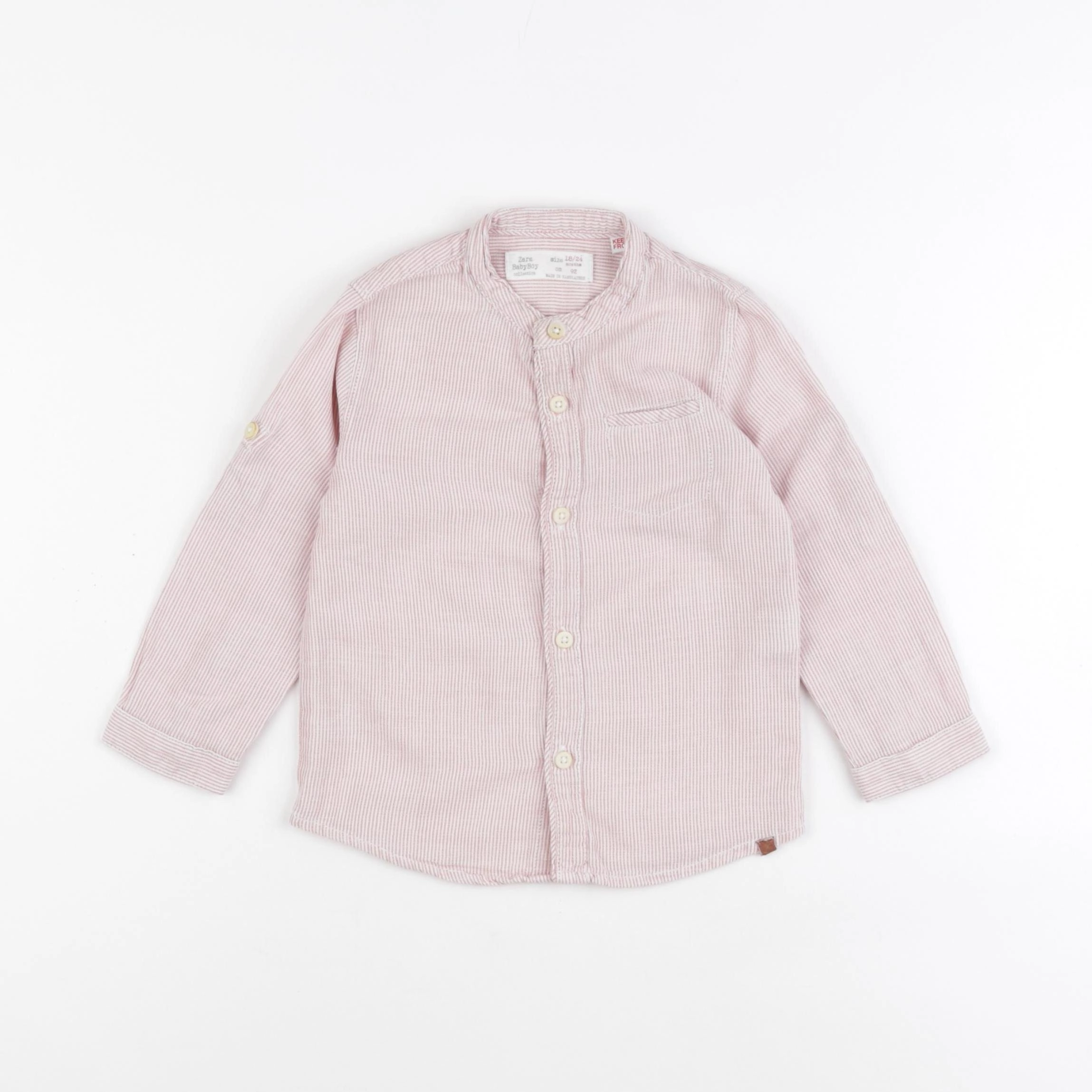 Zara - chemise rouge - 18/24 mois