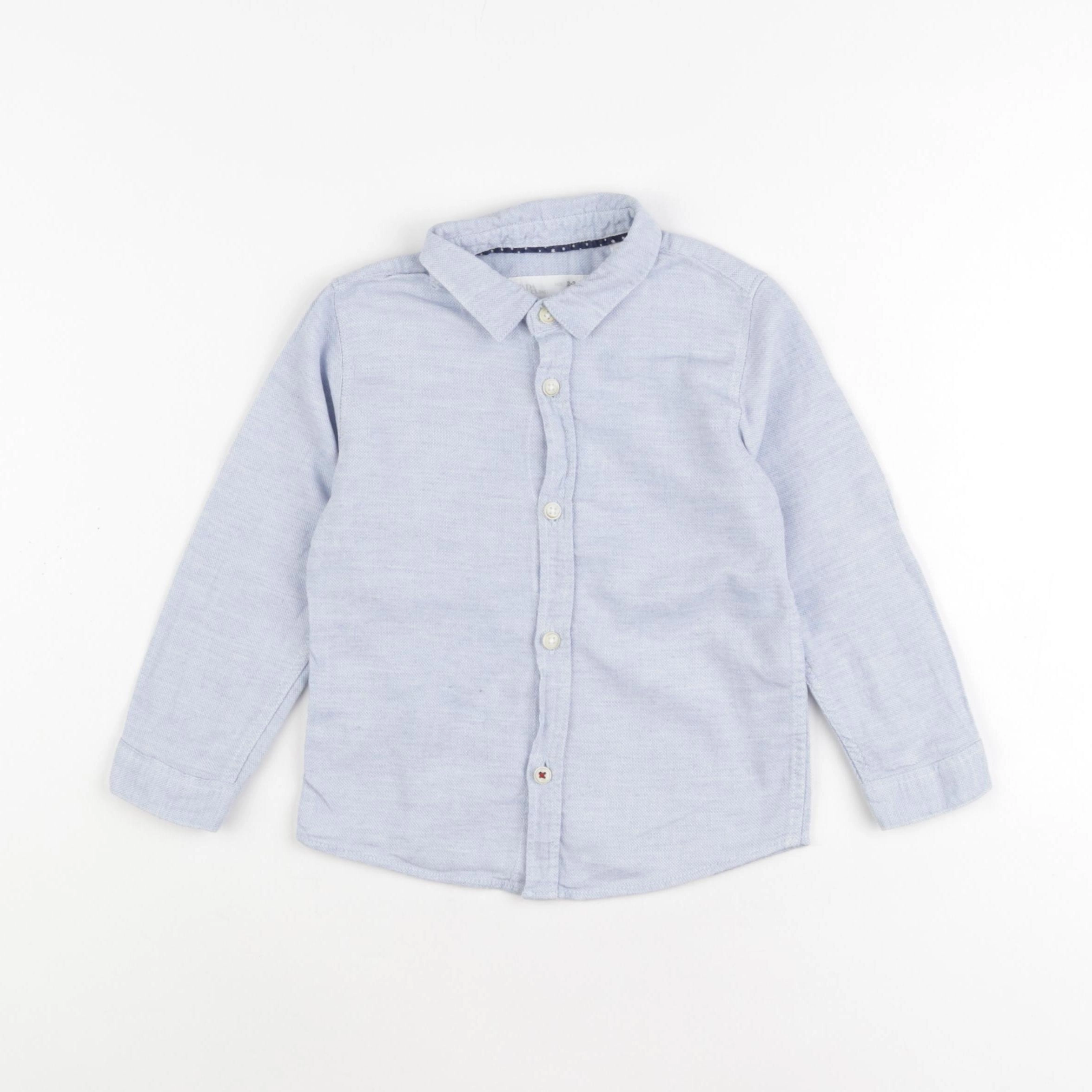 Zara - chemise bleu - 2/3 ans