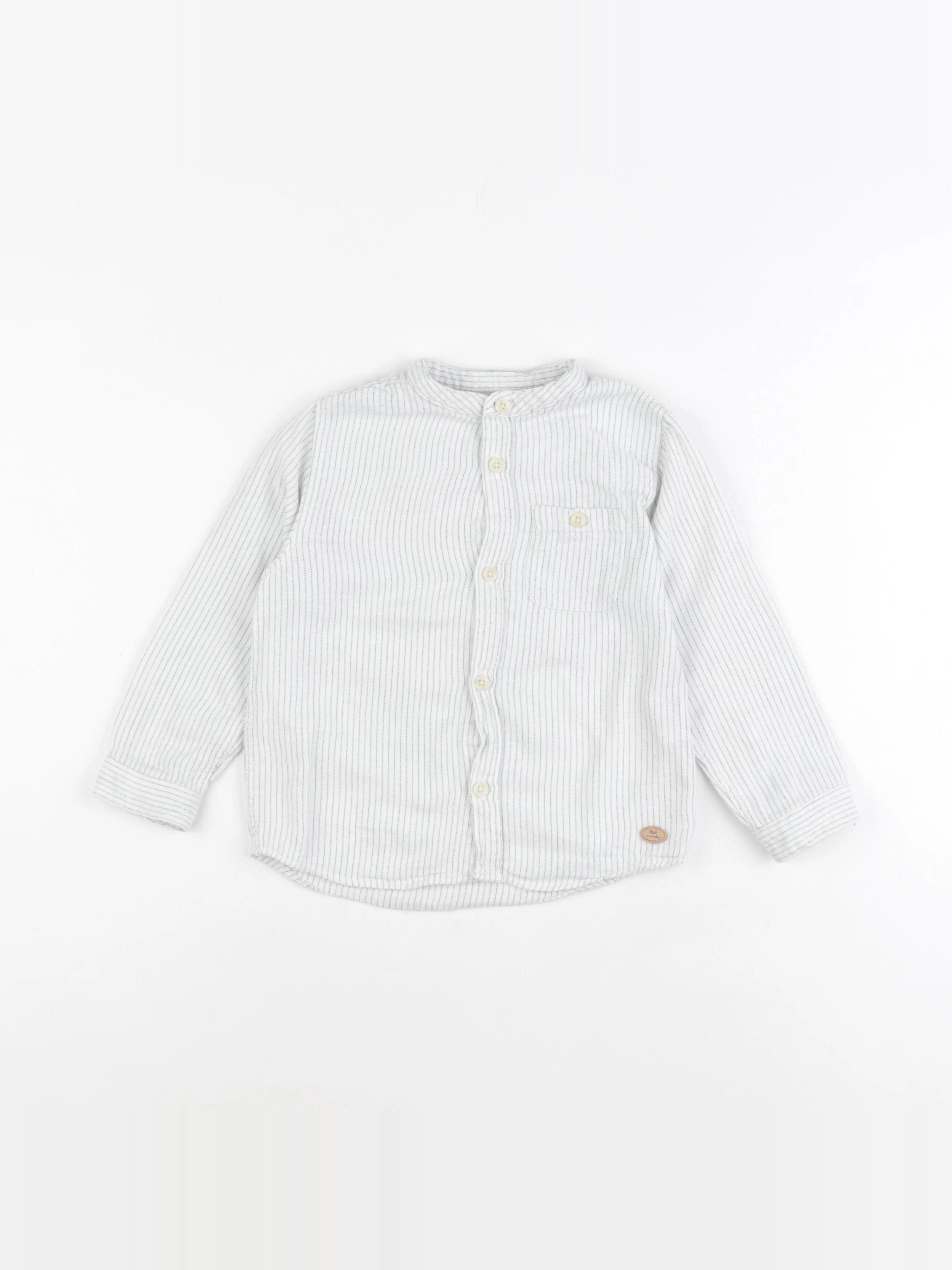 Zara - chemise blanc - 2/3 ans