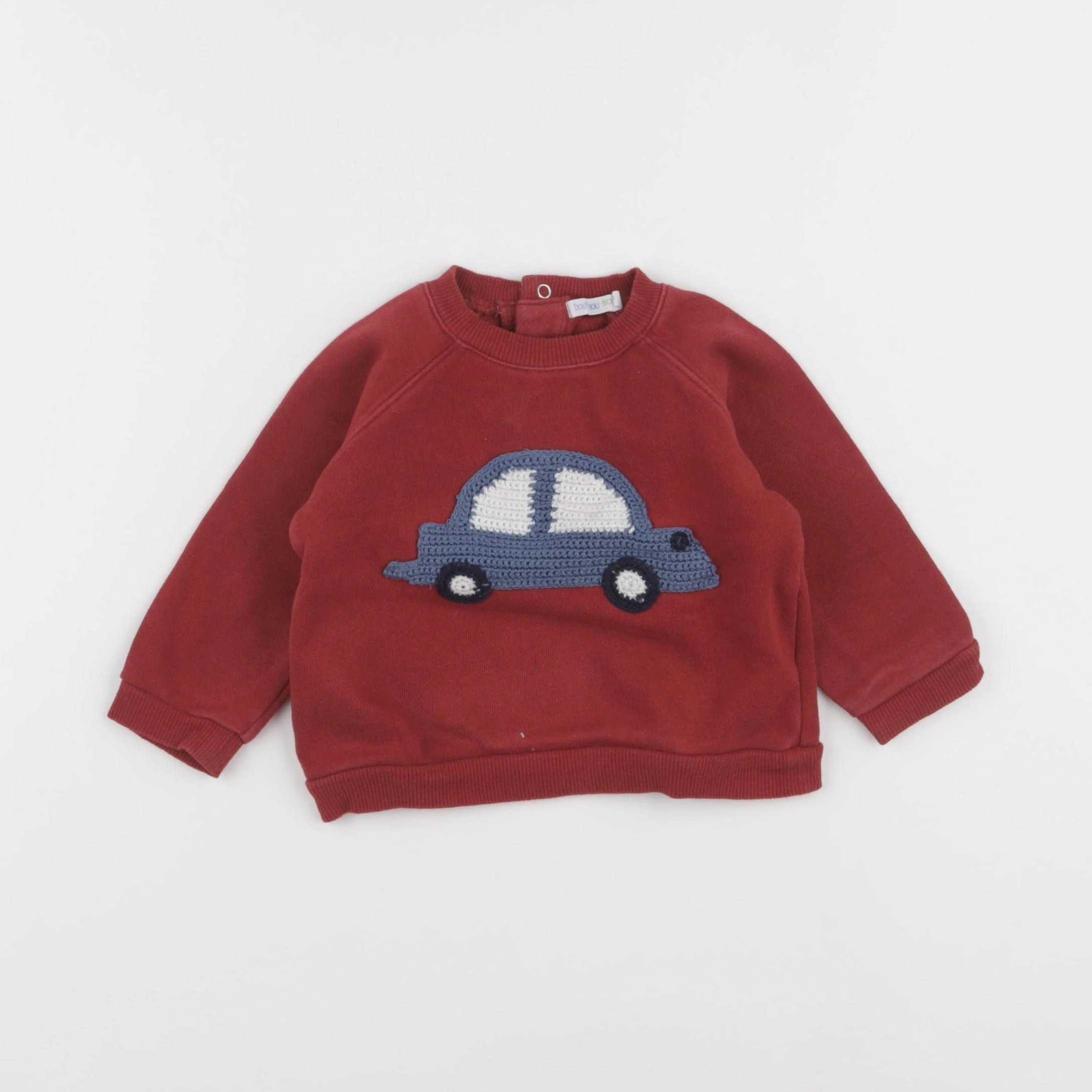Boutchou - sweat rouge - 9 mois