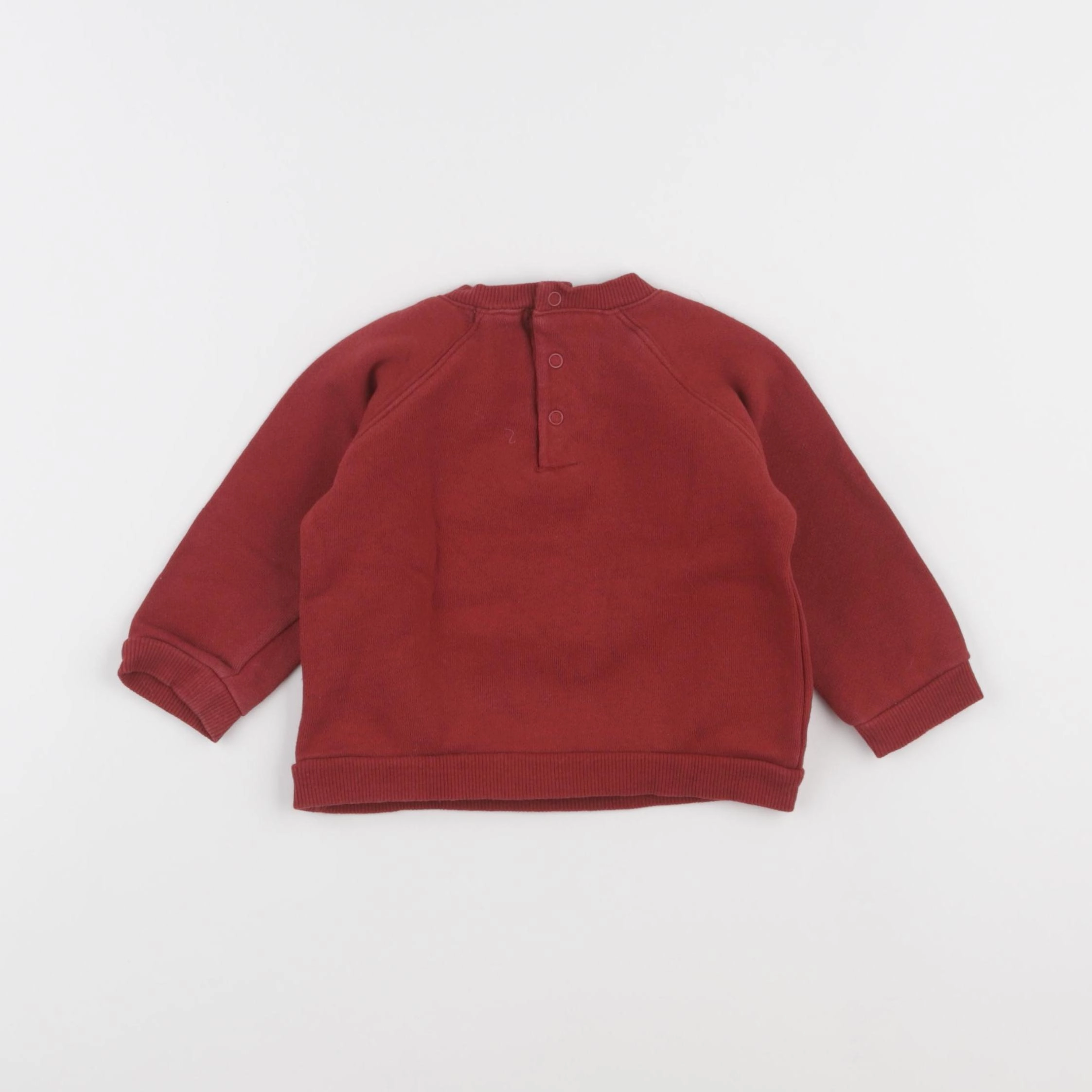 Boutchou - sweat rouge - 9 mois