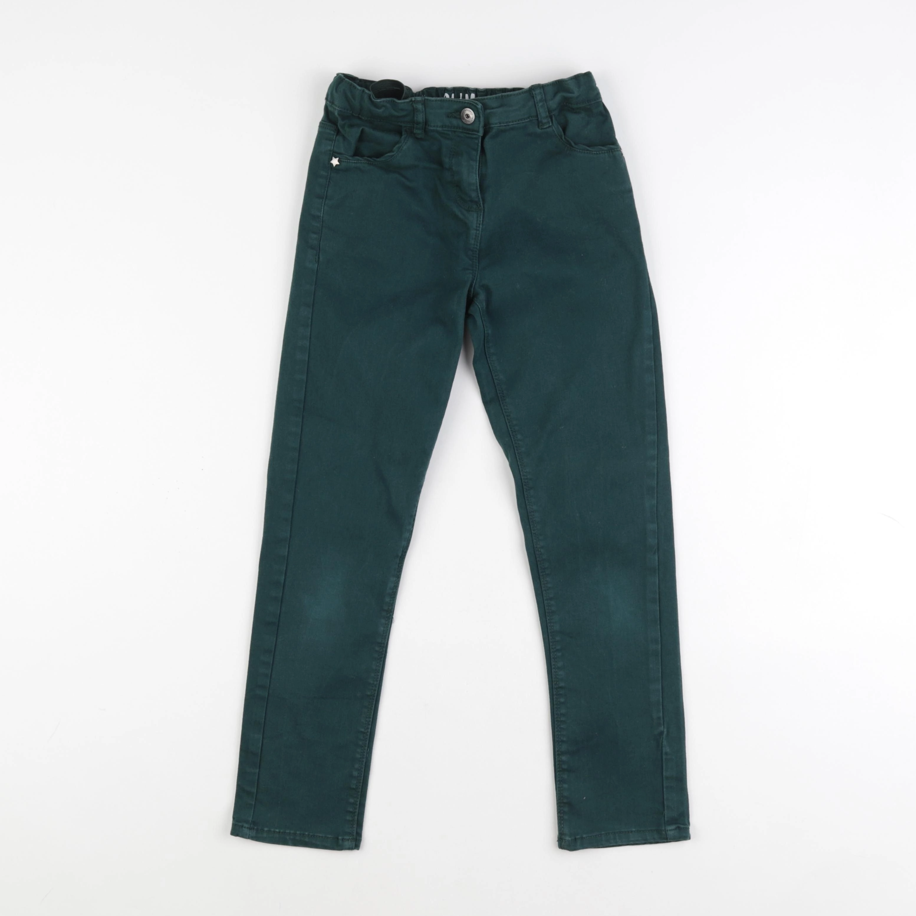 Vertbaudet - pantalon vert - 8 ans