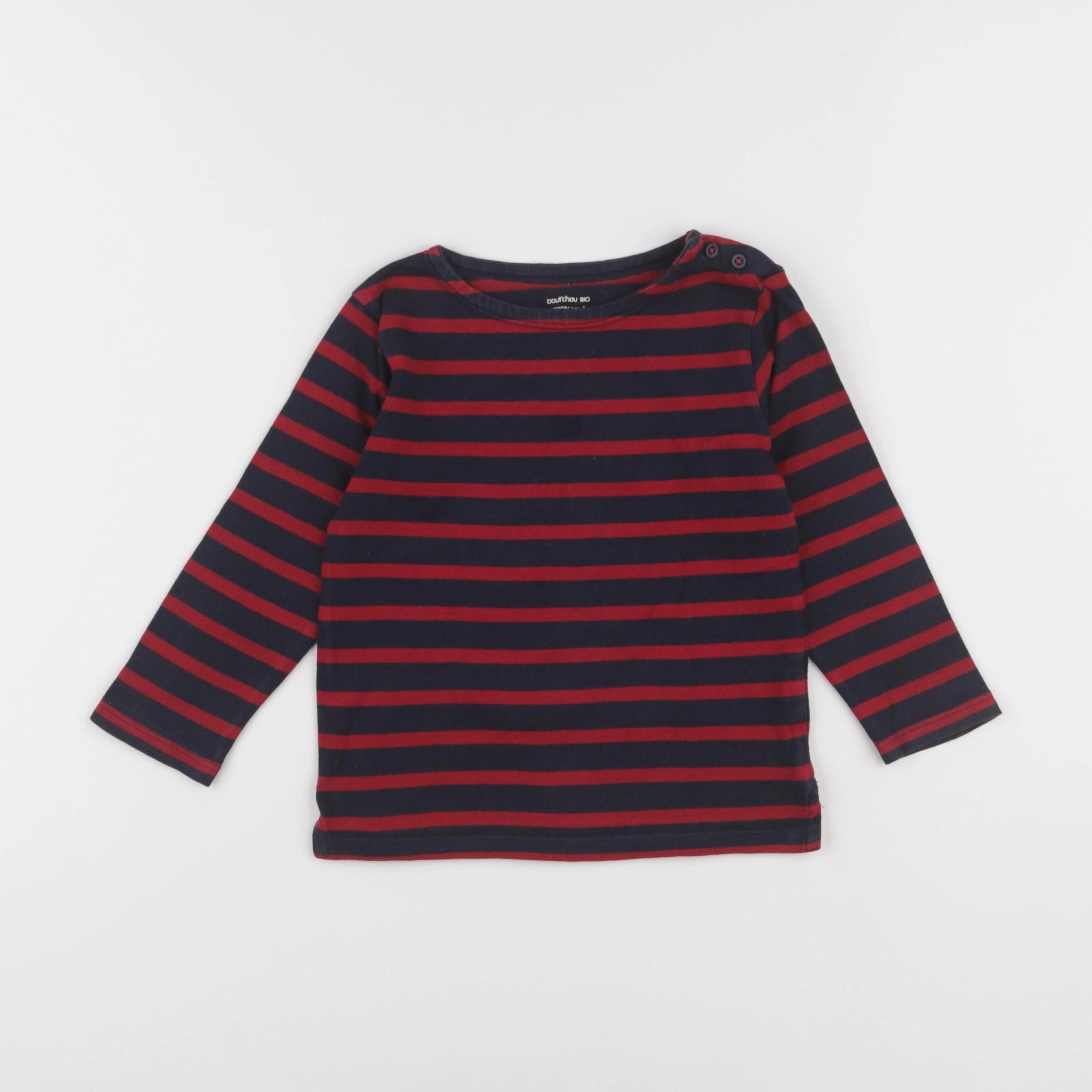Boutchou - tee-shirt bleu - 24 mois
