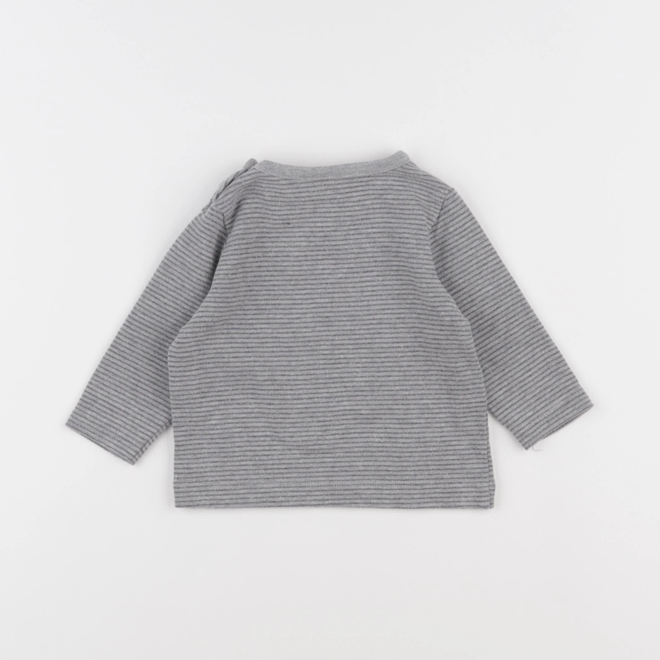 Tape à l'oeil - tee-shirt gris - 6 mois