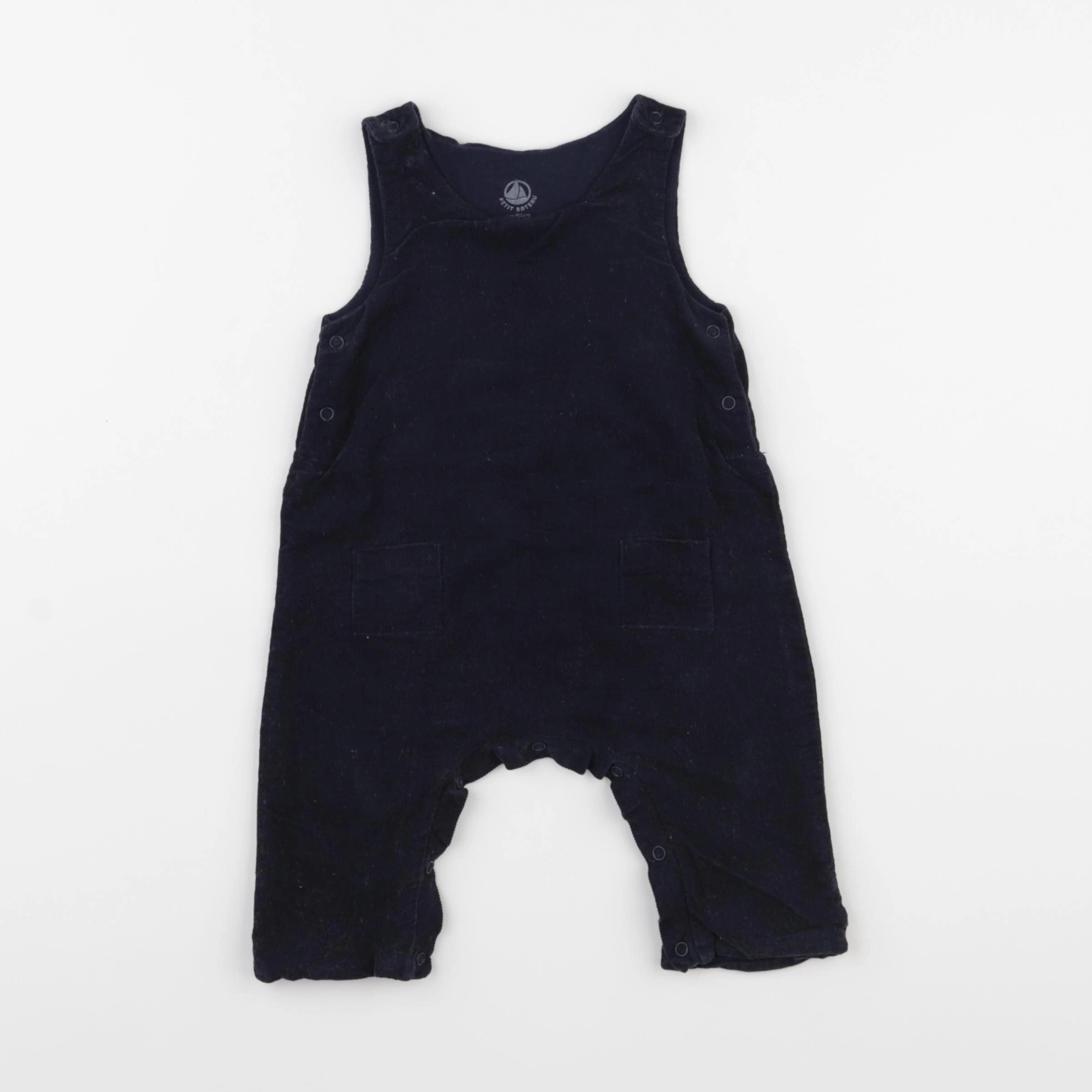 Petit Bateau - salopette bleu - 1 mois