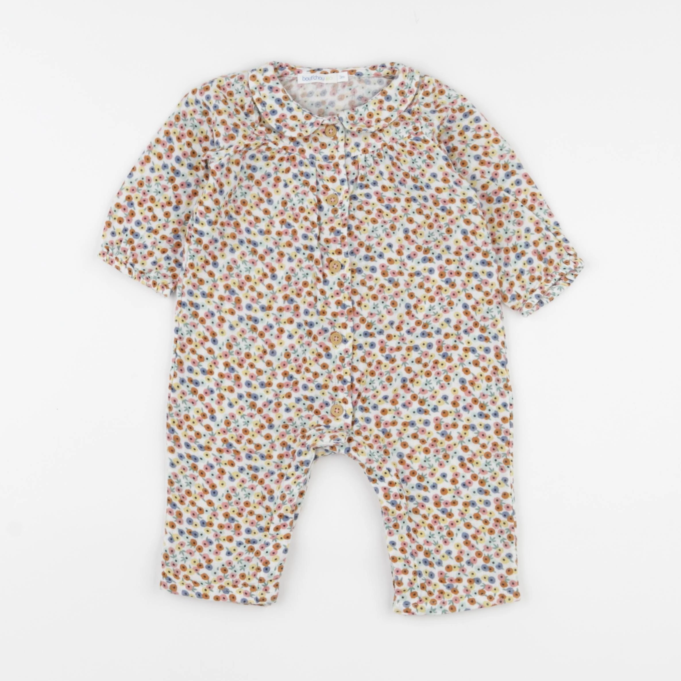Boutchou - combinaison multicolore - 3 mois