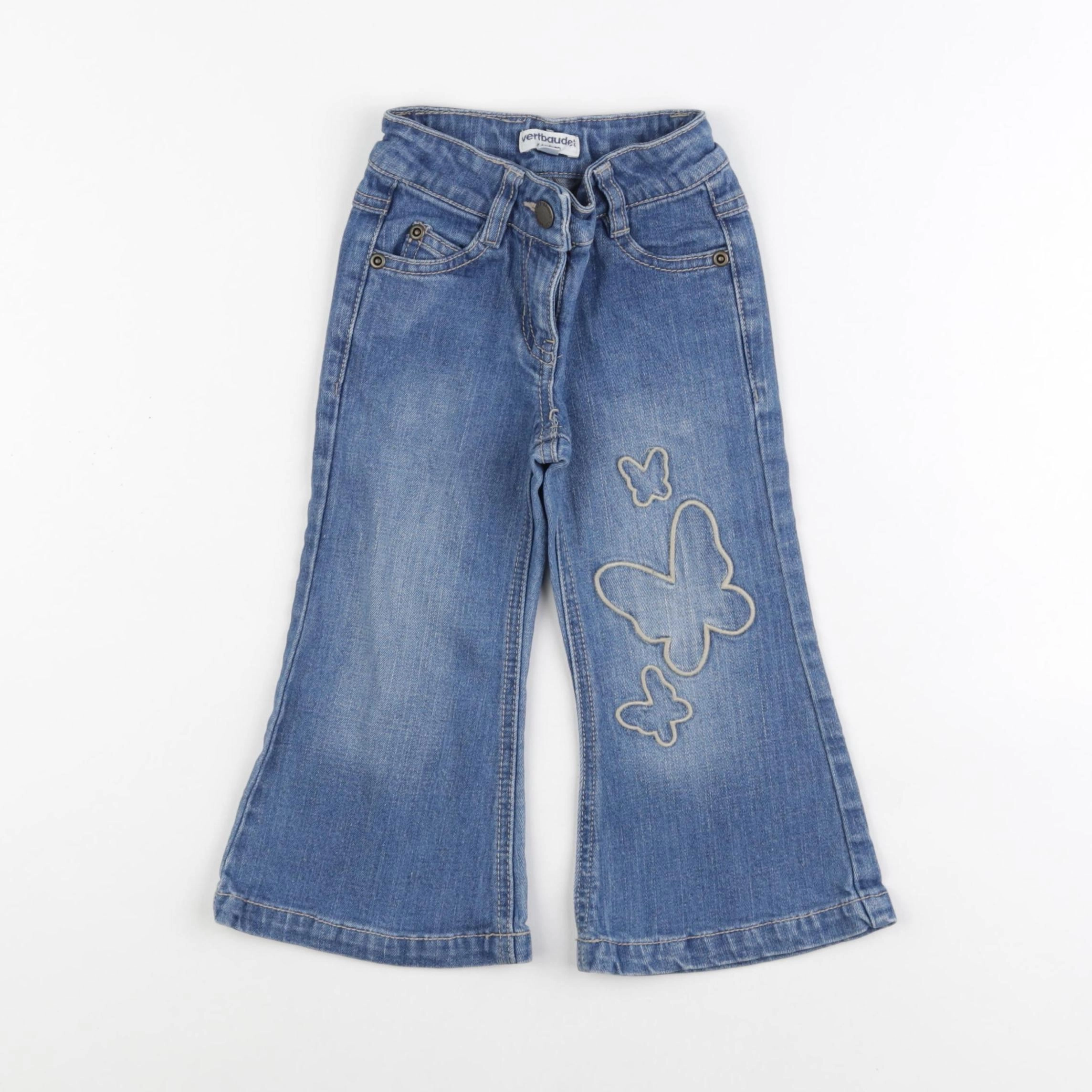 Vertbaudet - jean bleu - 2 ans