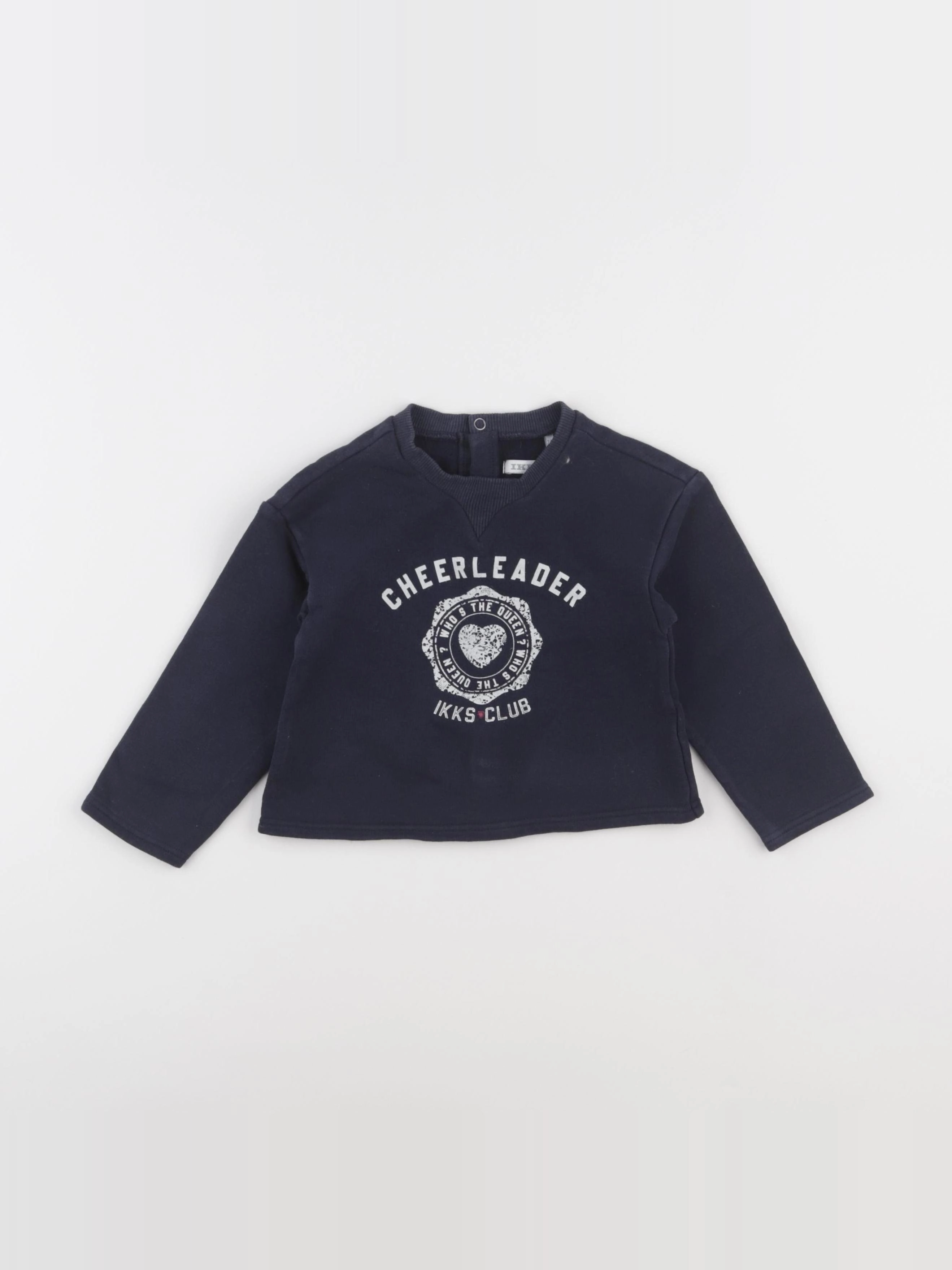 IKKS - sweat bleu - 2 ans