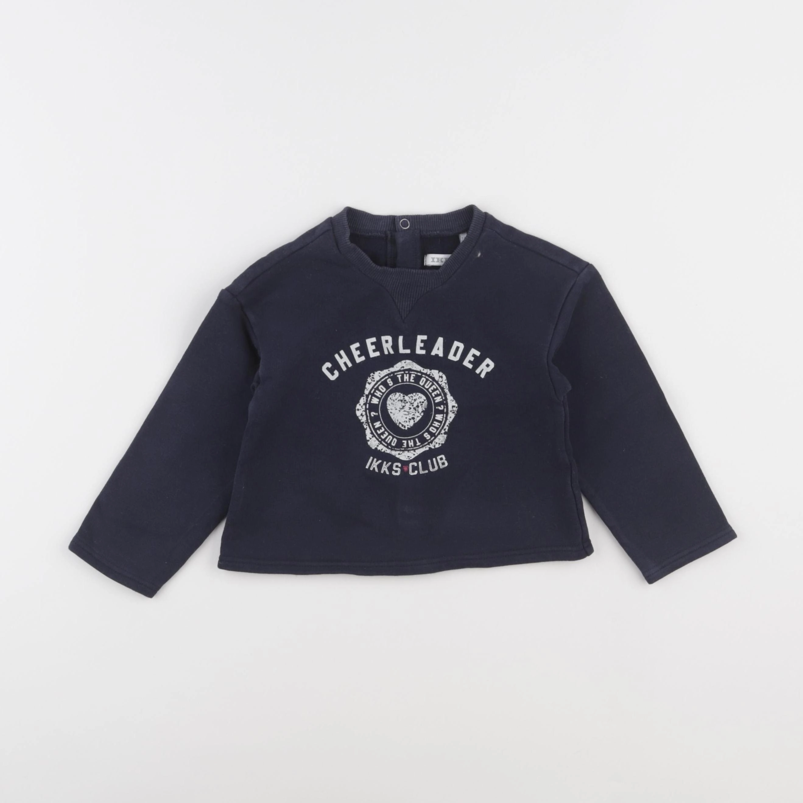 IKKS - sweat bleu - 2 ans