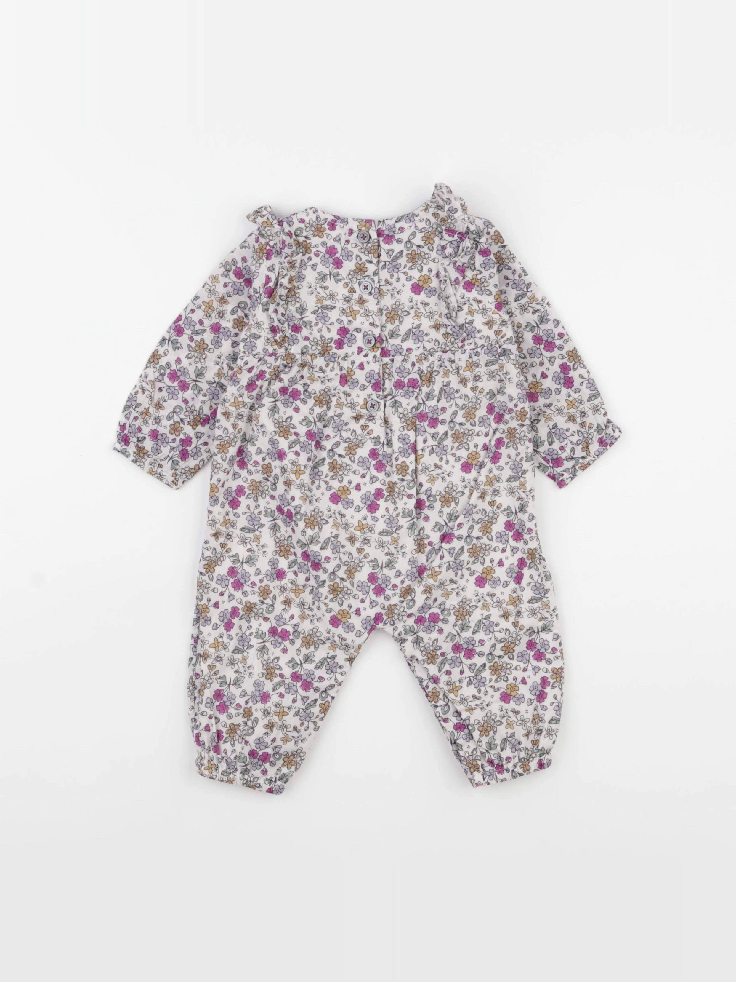 Boutchou - combinaison violet - 3 mois