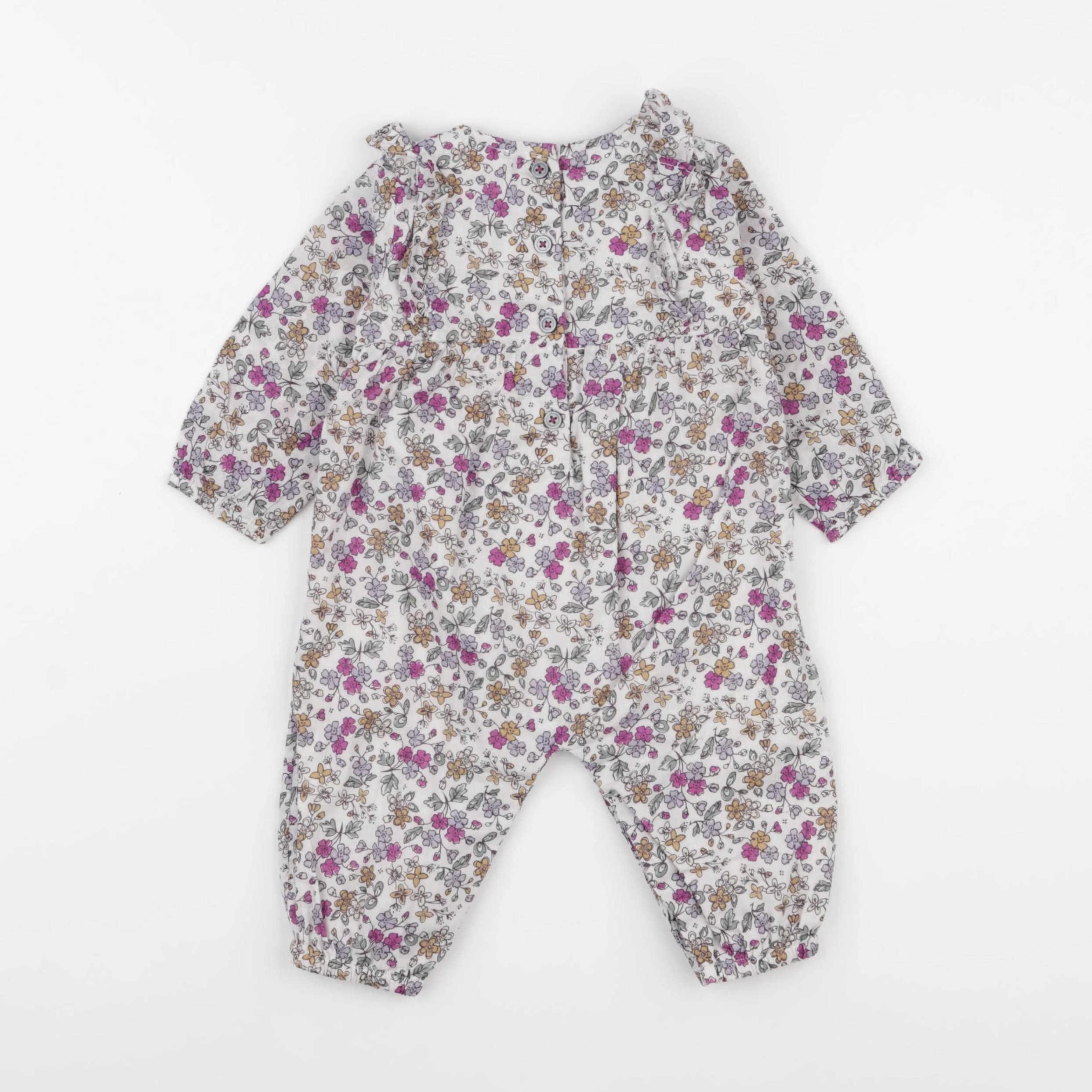 Boutchou - combinaison violet - 3 mois