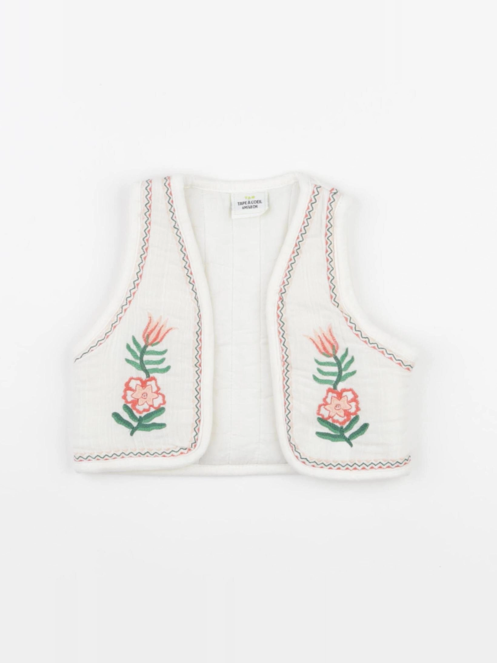 Tape à l'oeil - gilet beige - 6 mois