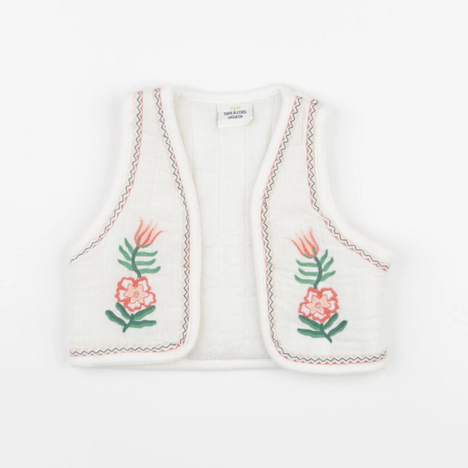 Tape à l'oeil - gilet beige - 6 mois