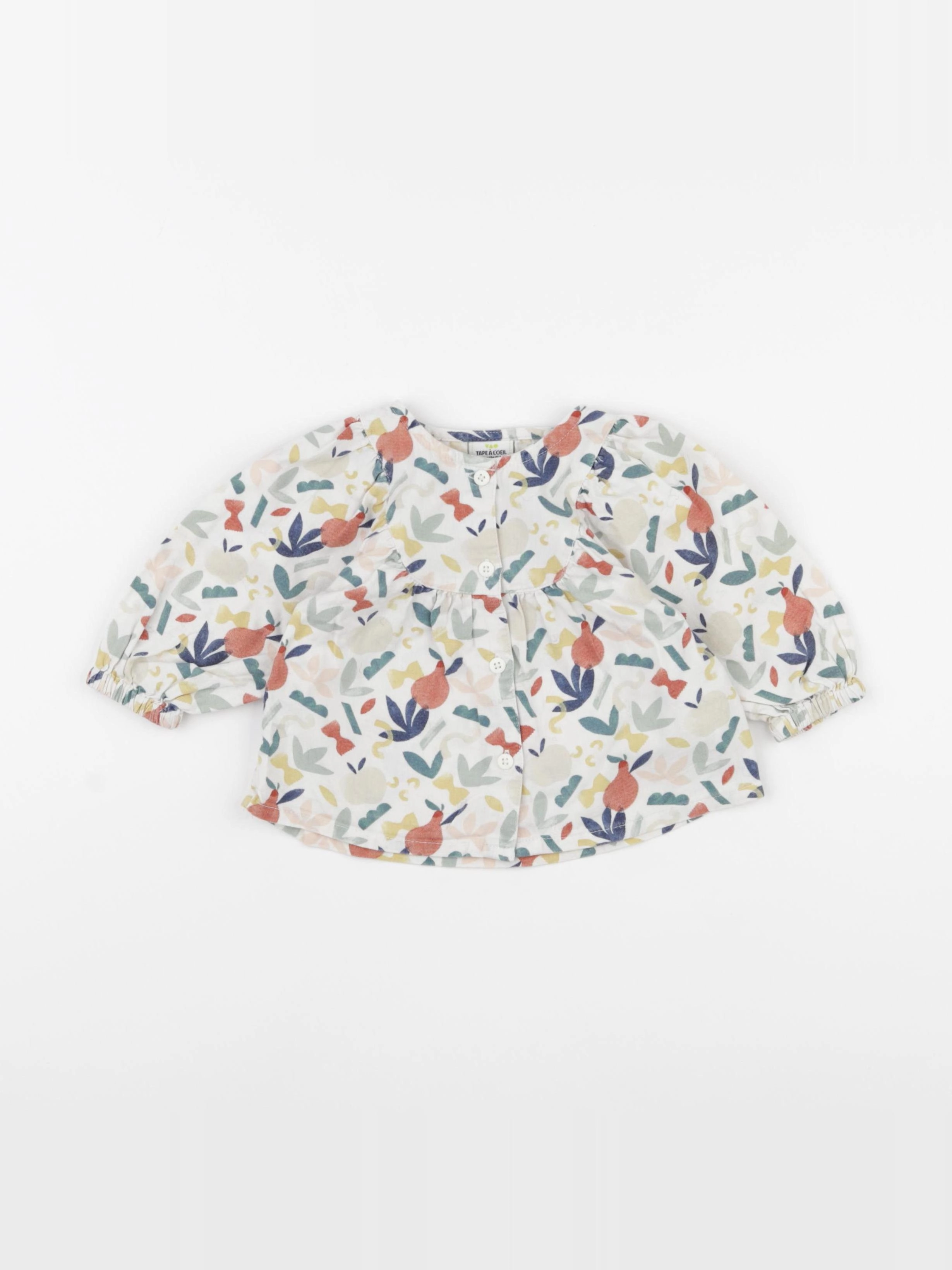 Tape à l'oeil - blouse blanc - 9 mois