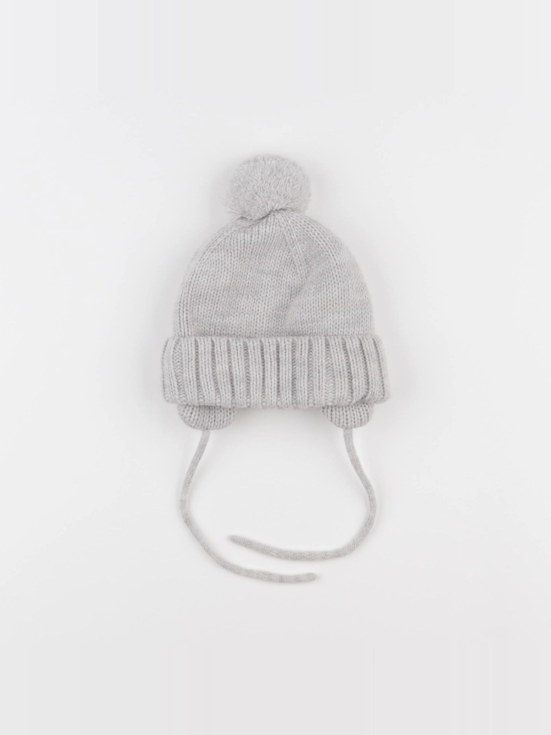 H&M - bonnet gris - 18/24 mois