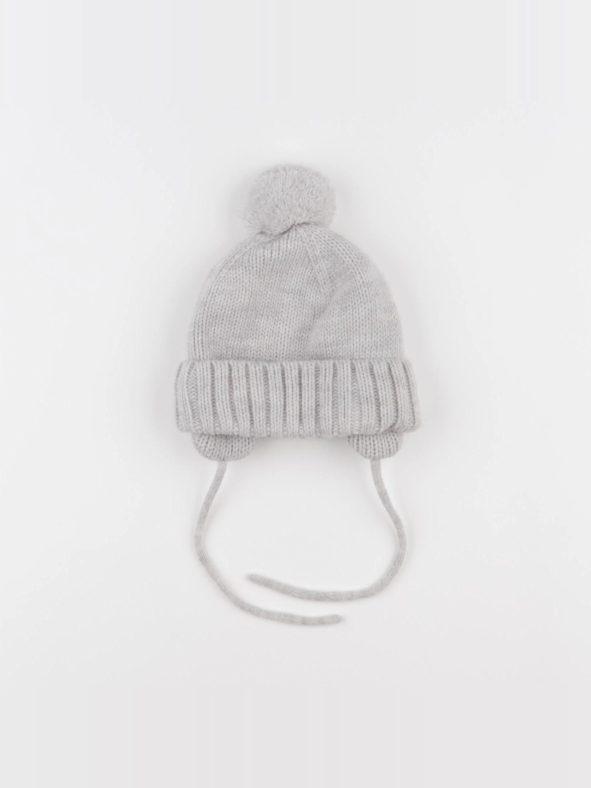 H&M - bonnet gris - 18/24 mois