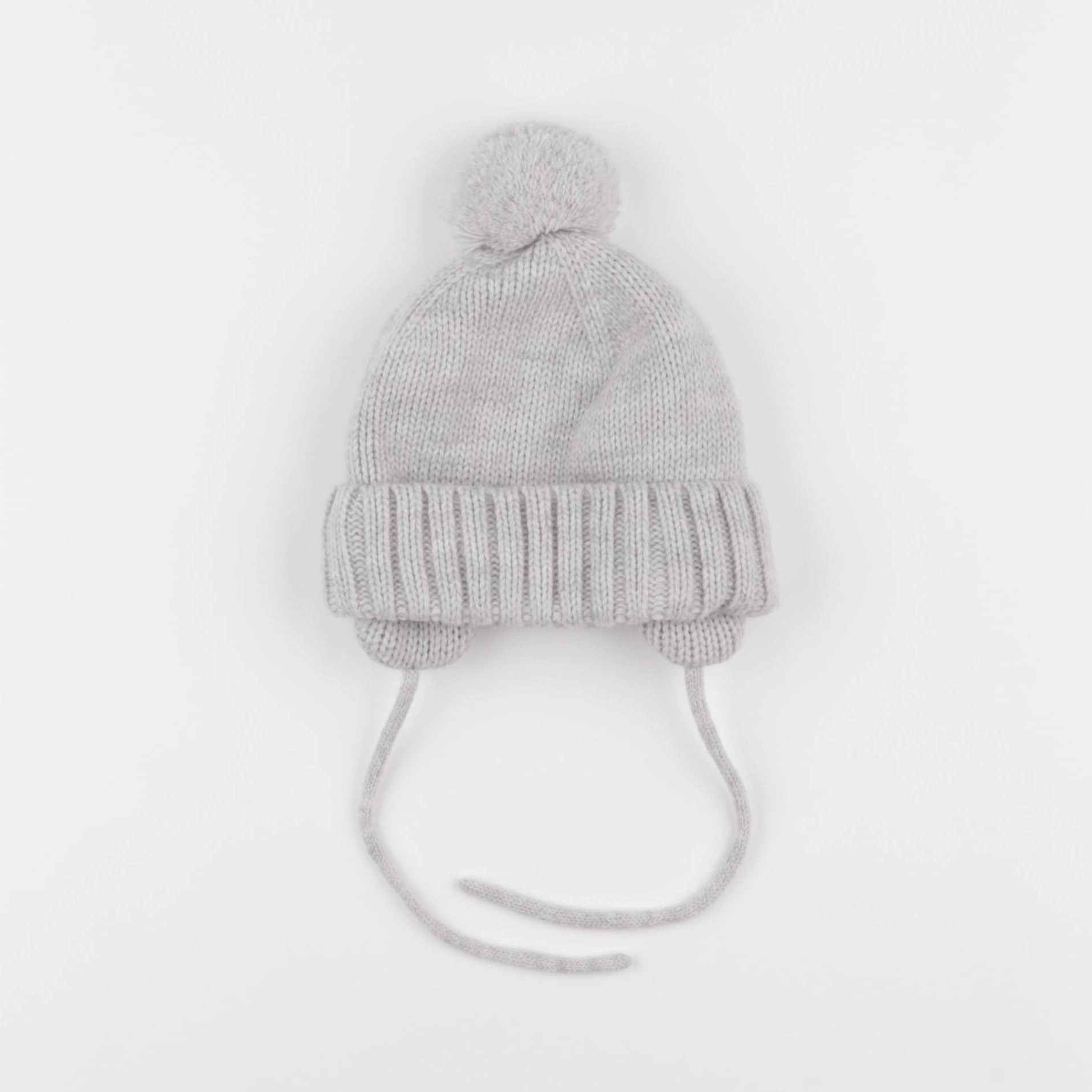 H&M - bonnet gris - 18/24 mois