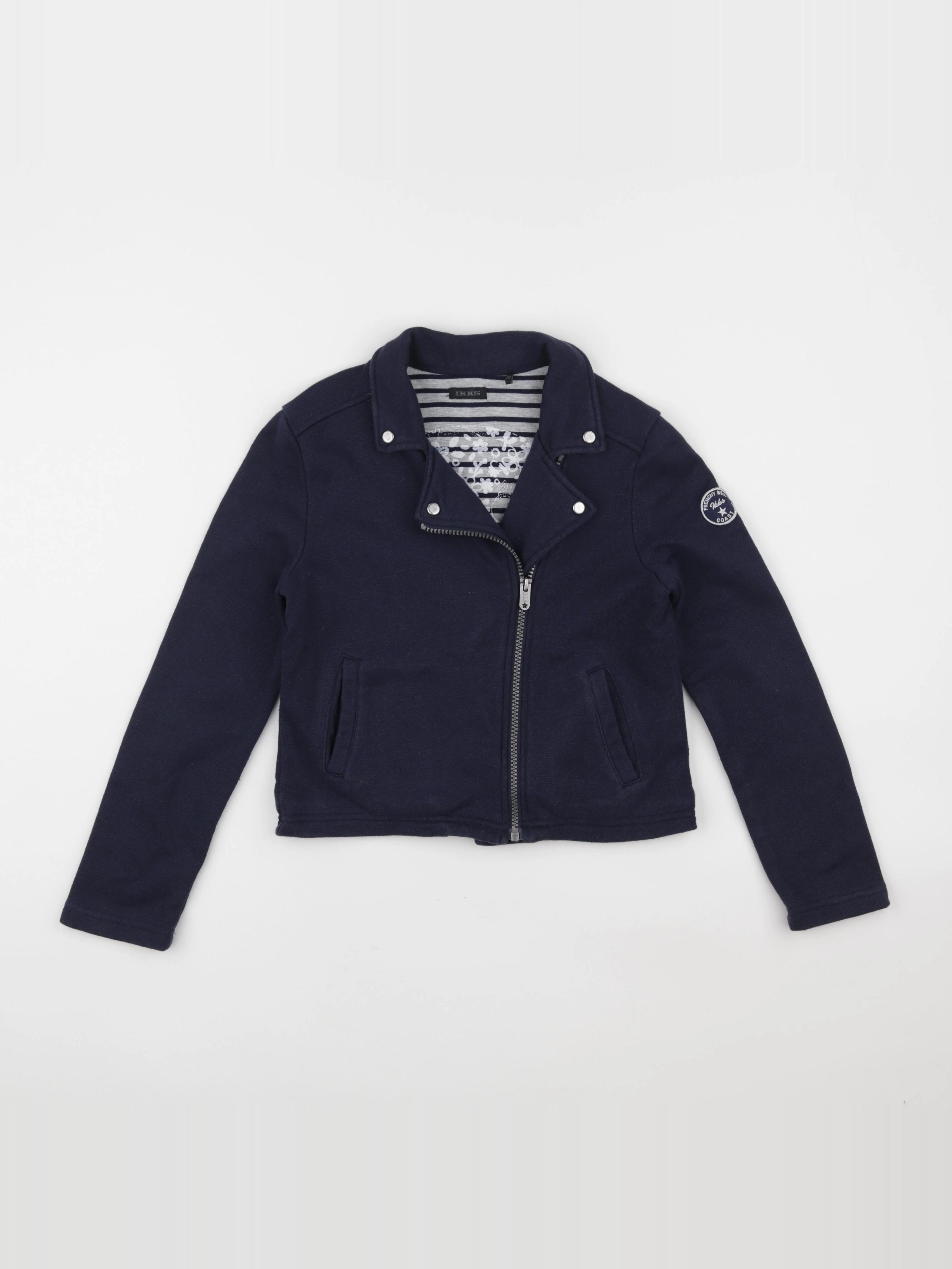 IKKS - veste bleu - 10 ans