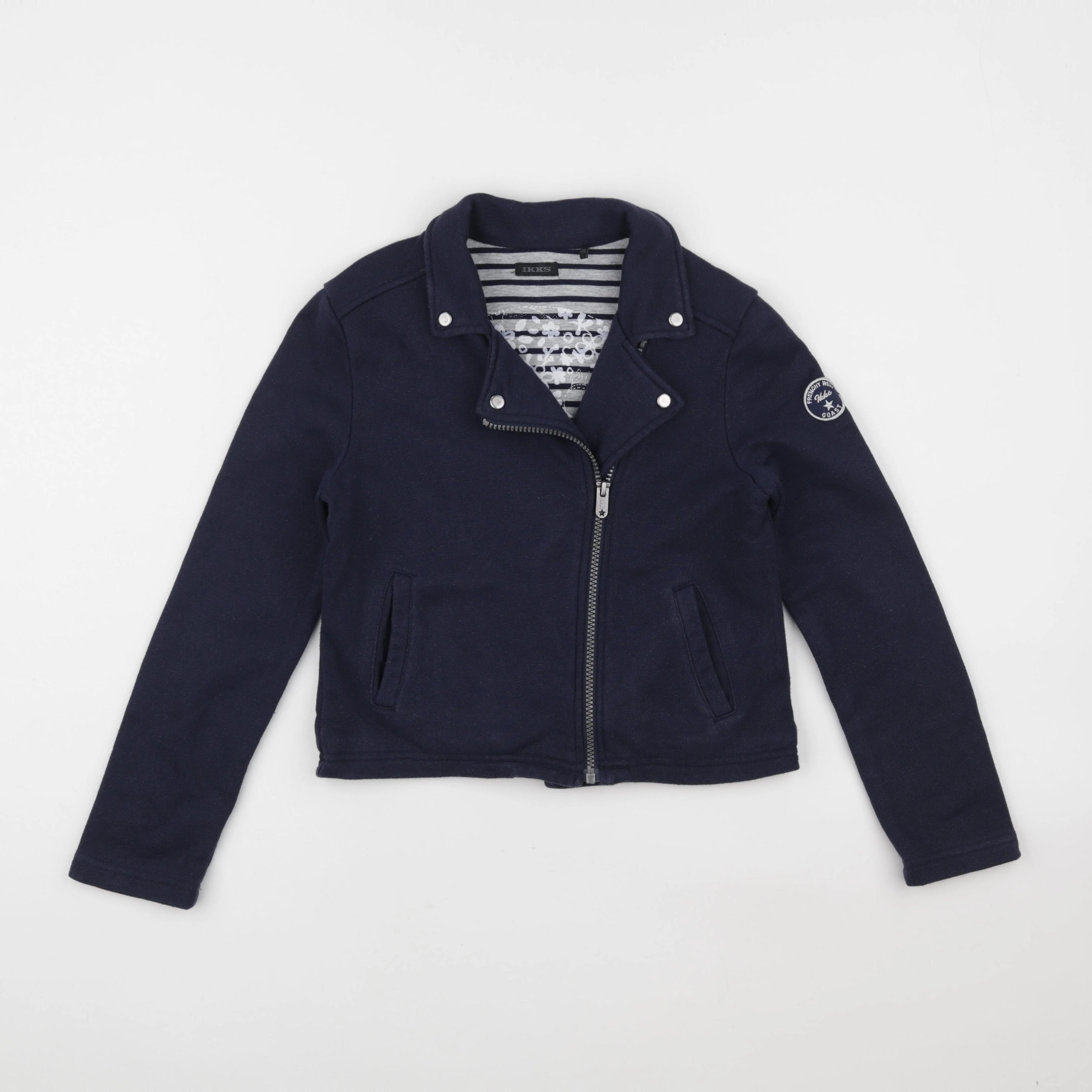 IKKS - veste bleu - 10 ans