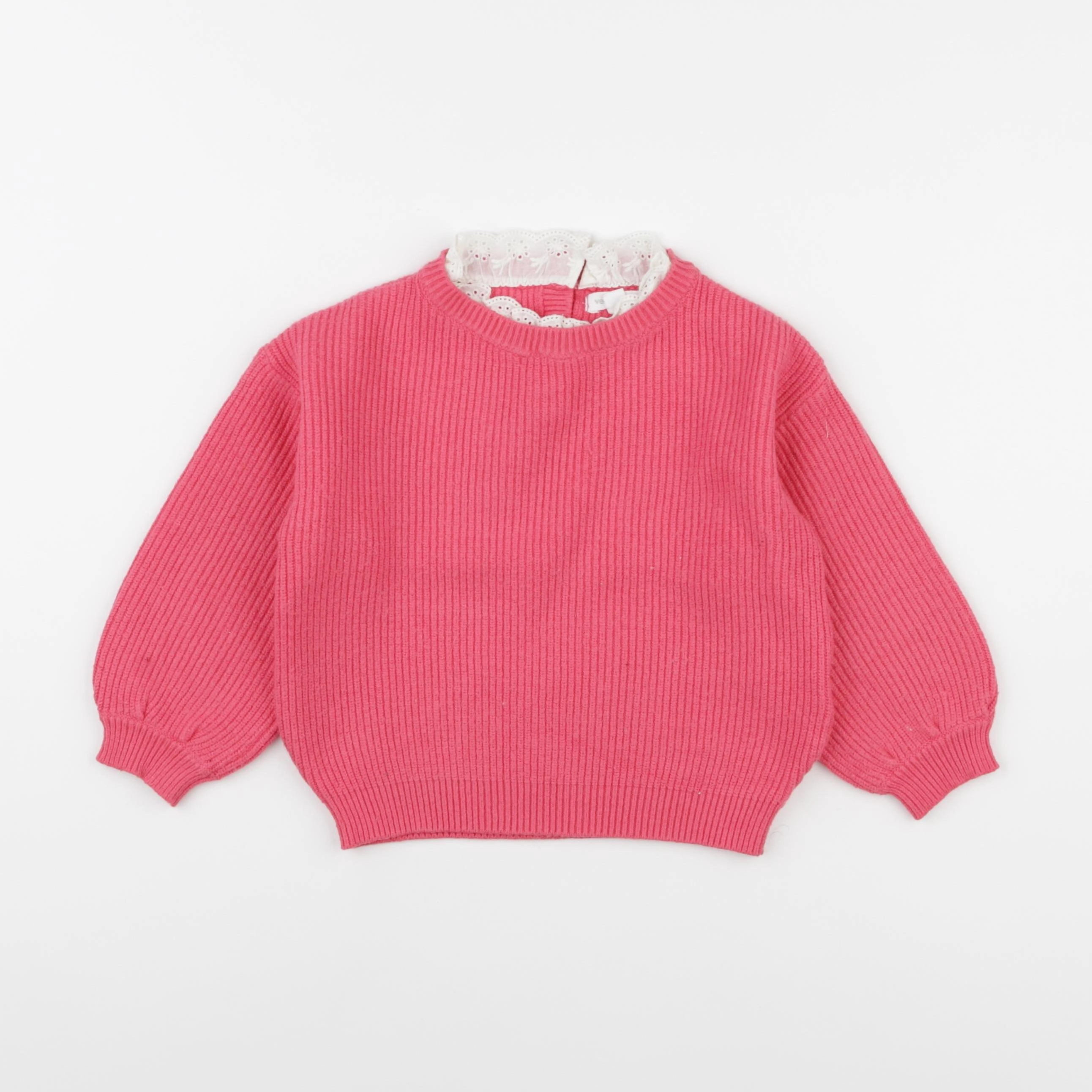 Vertbaudet - pull rose - 3 ans