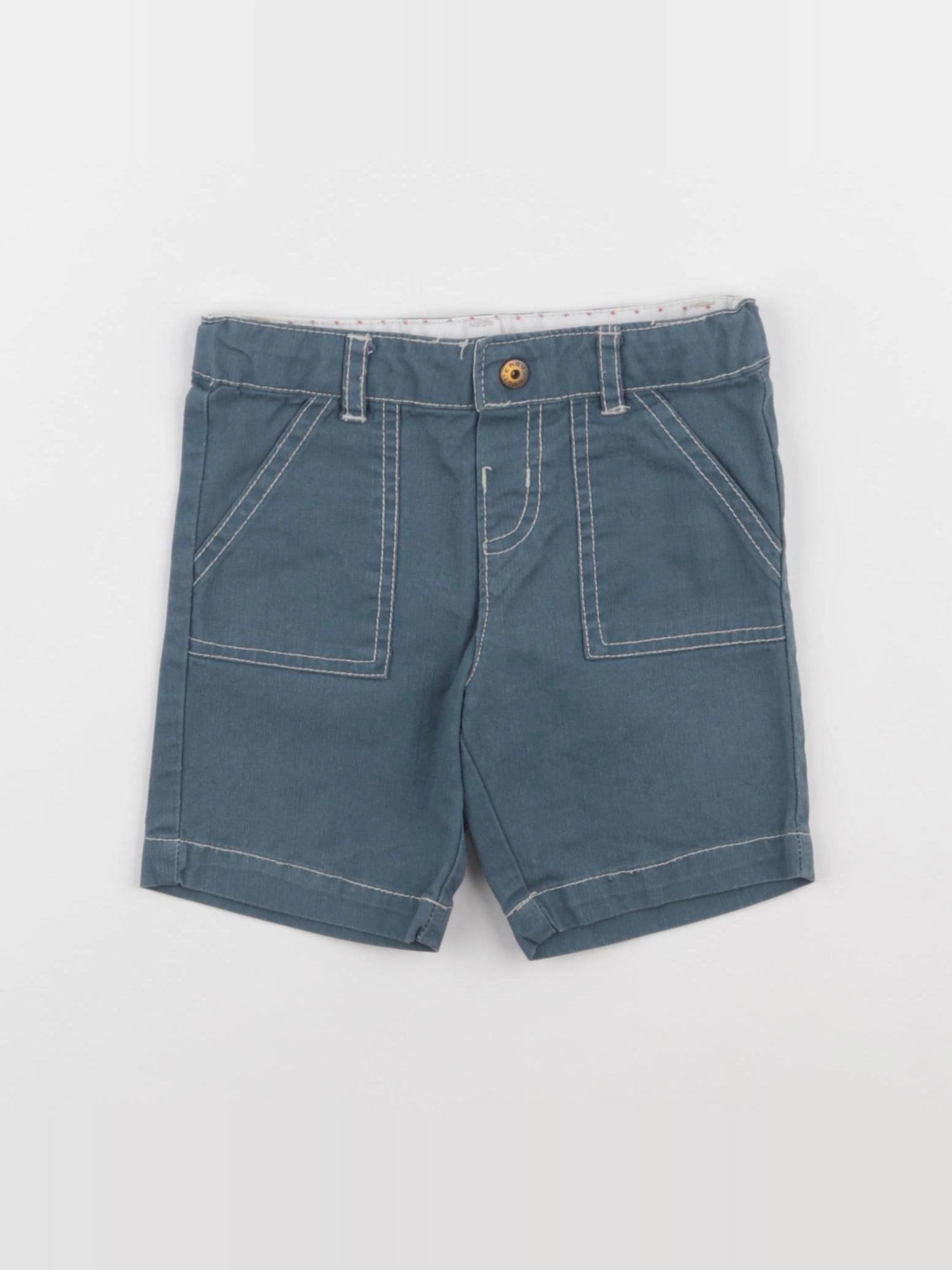 Boutchou - short bleu - 9 mois