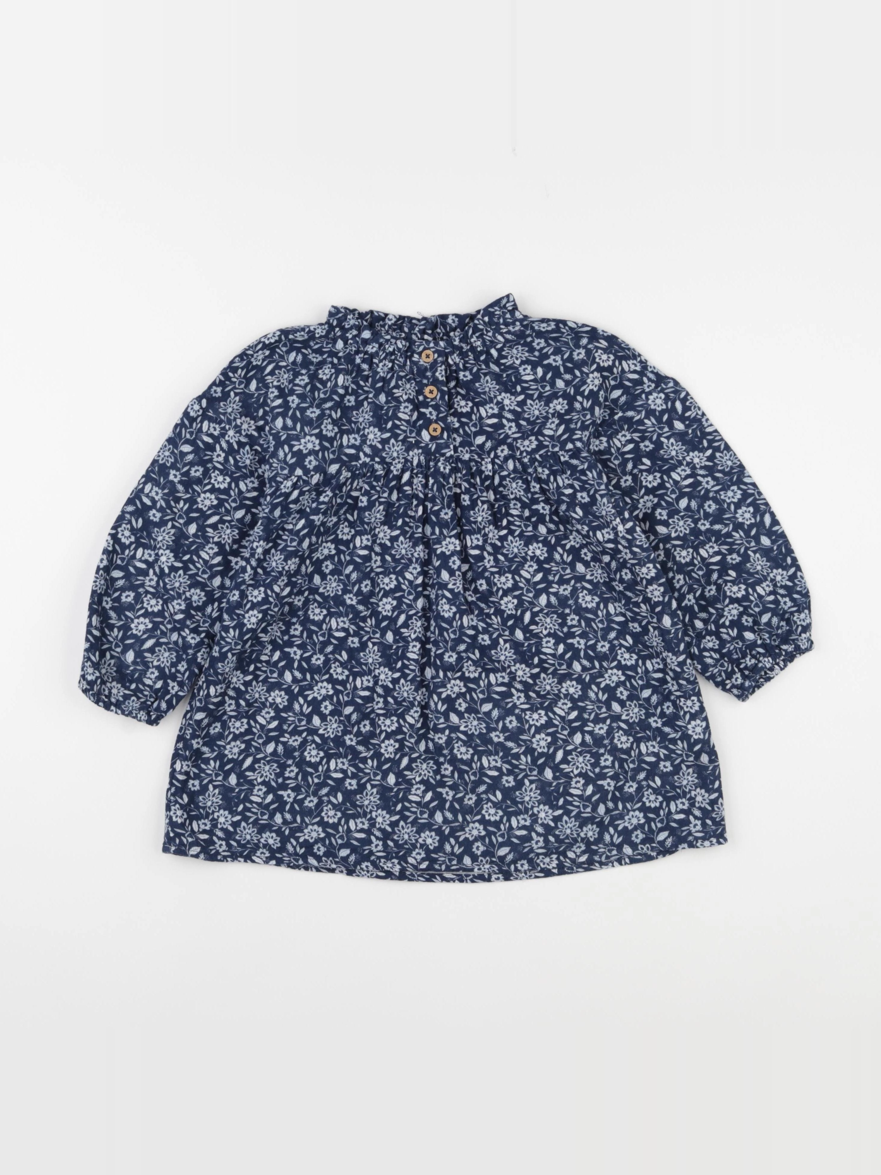 Vertbaudet - robe bleu - 36 mois