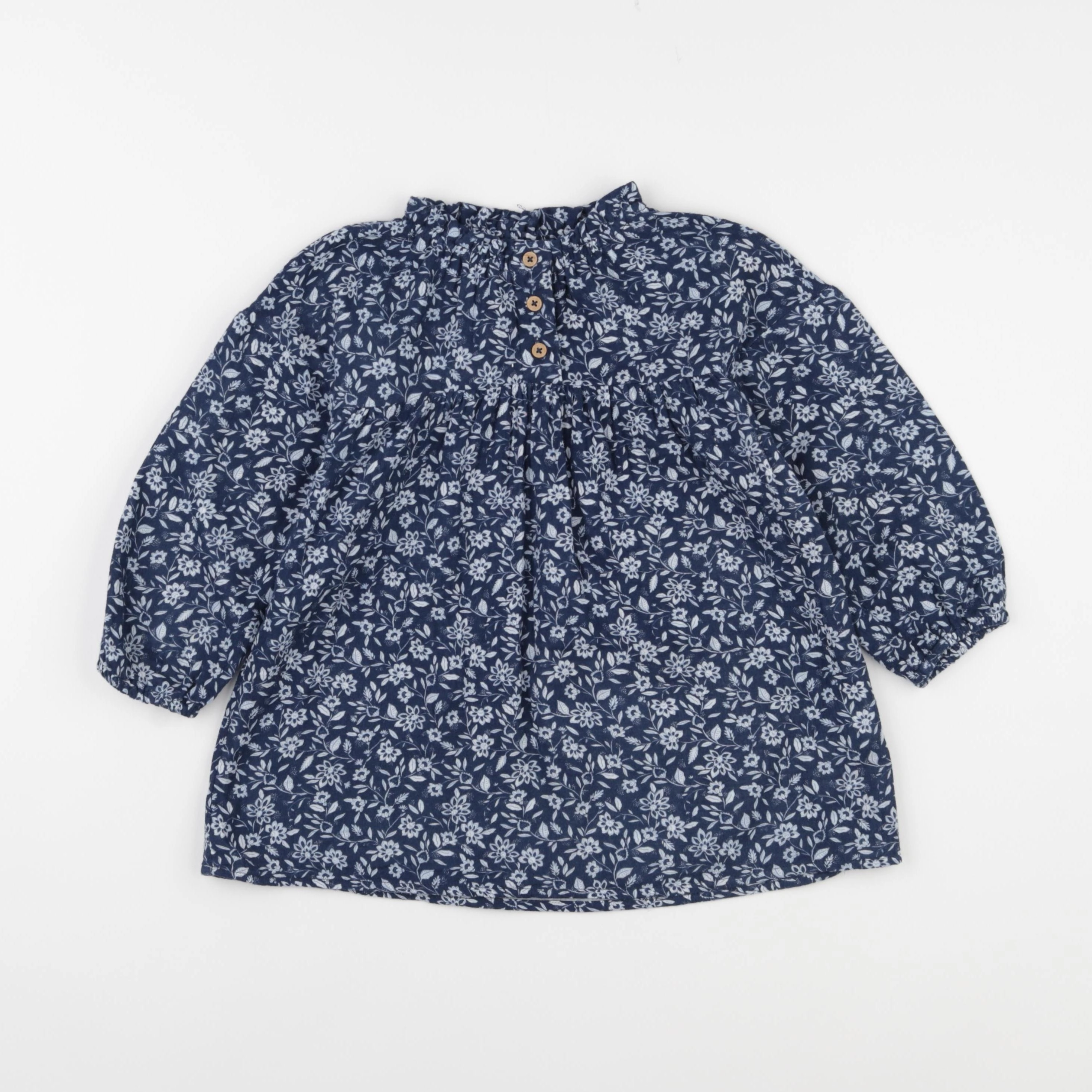 Vertbaudet - robe bleu - 36 mois