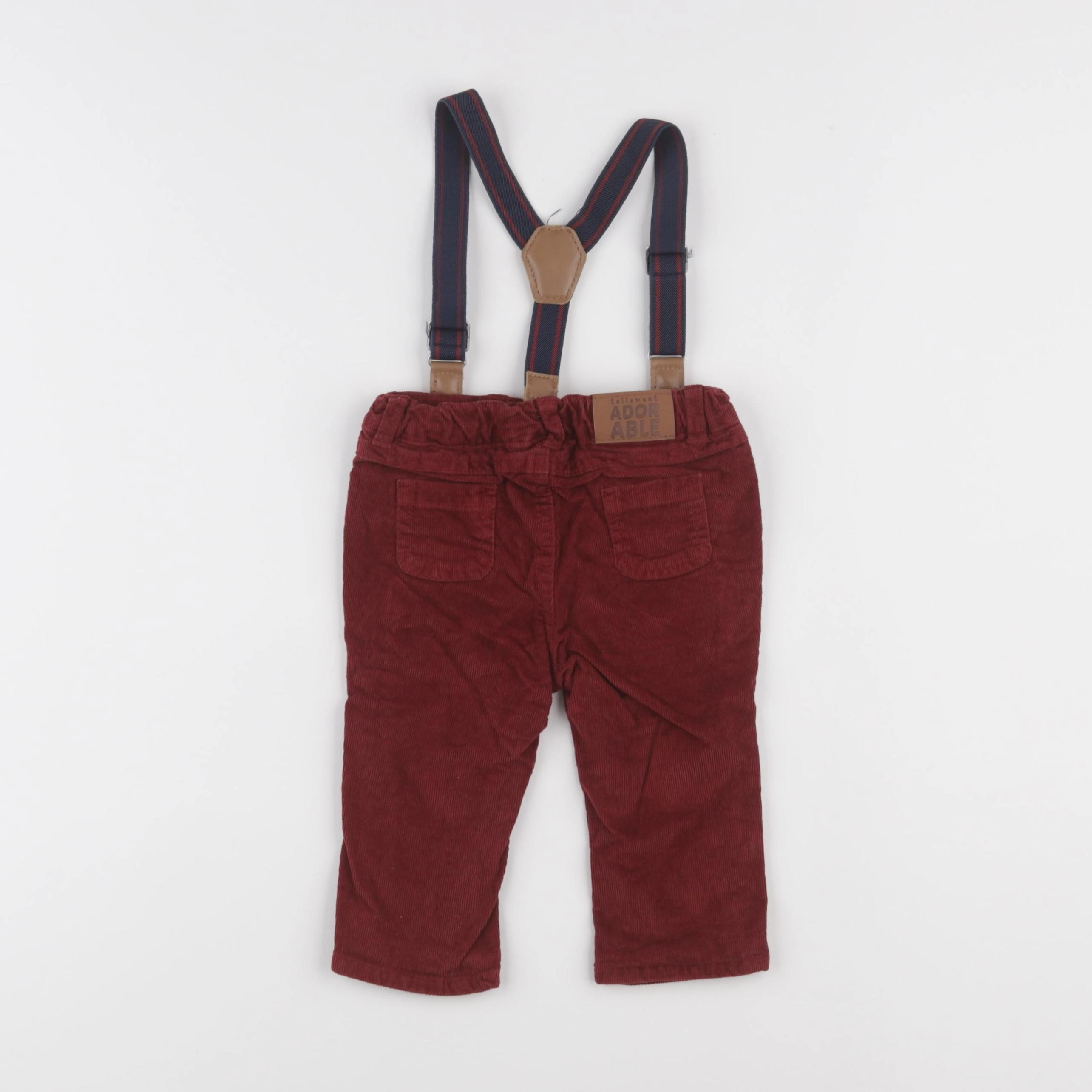 Tape à l'oeil - pantalon rouge - 6 mois