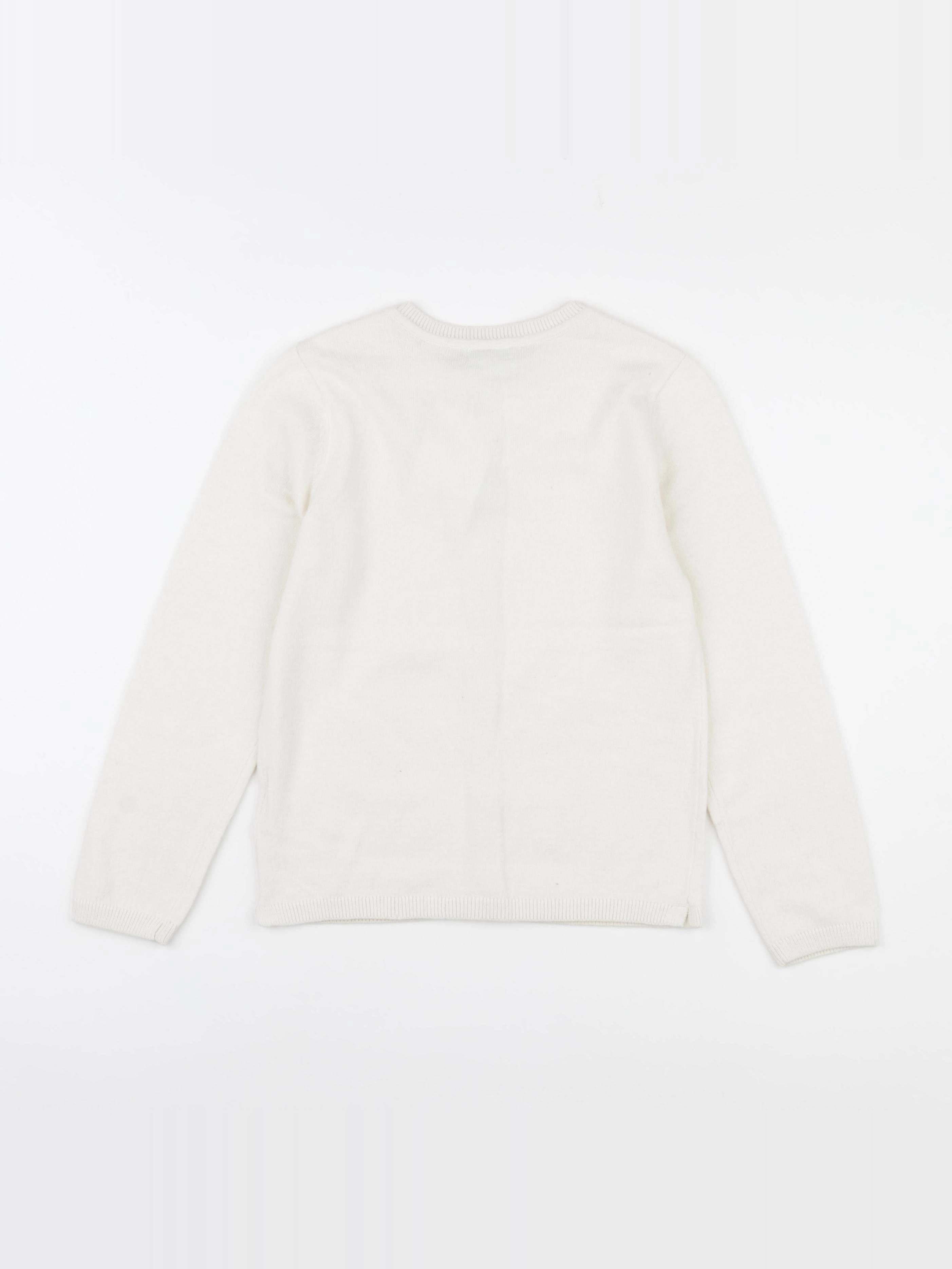 Vertbaudet - gilet beige - 8 ans