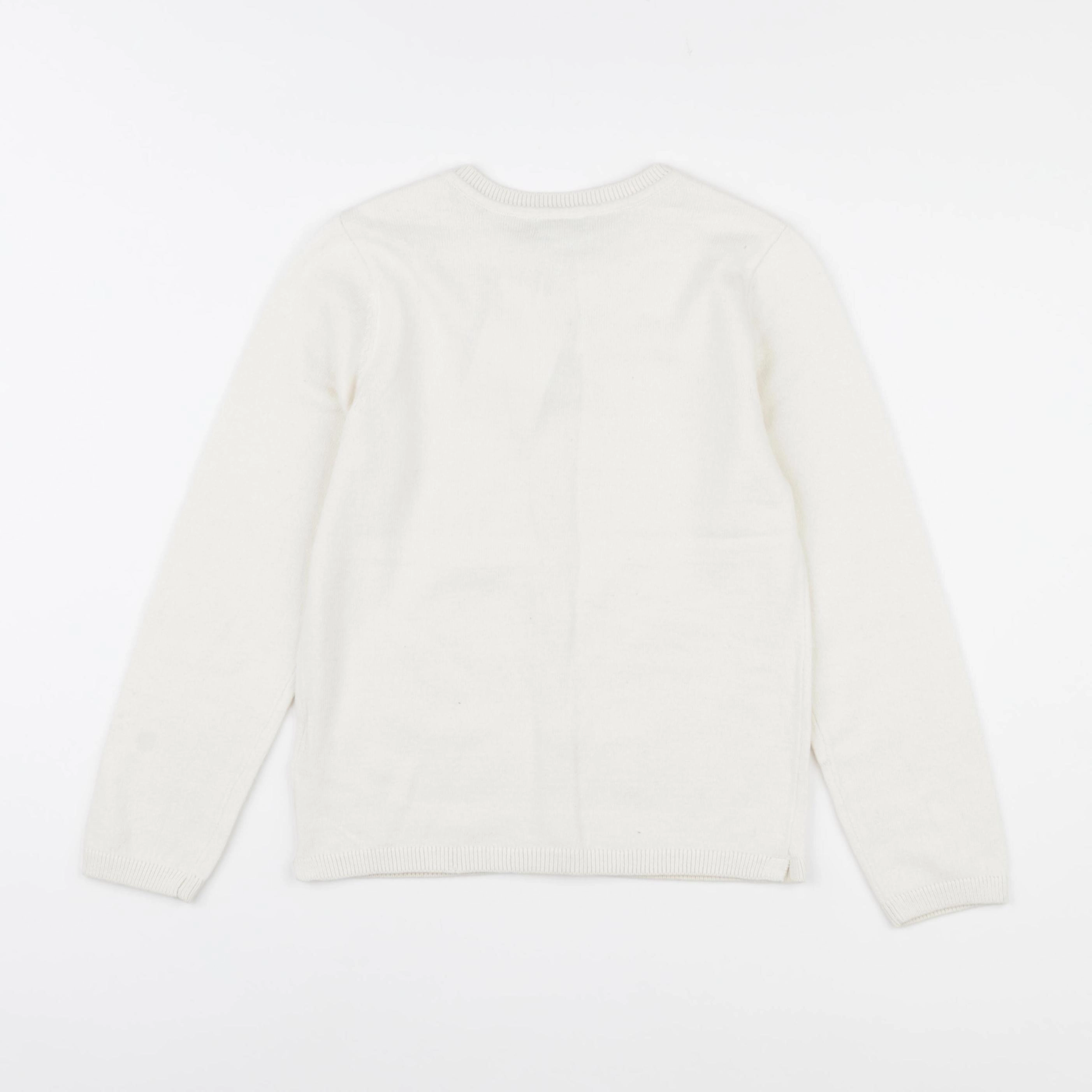 Vertbaudet - gilet beige - 8 ans