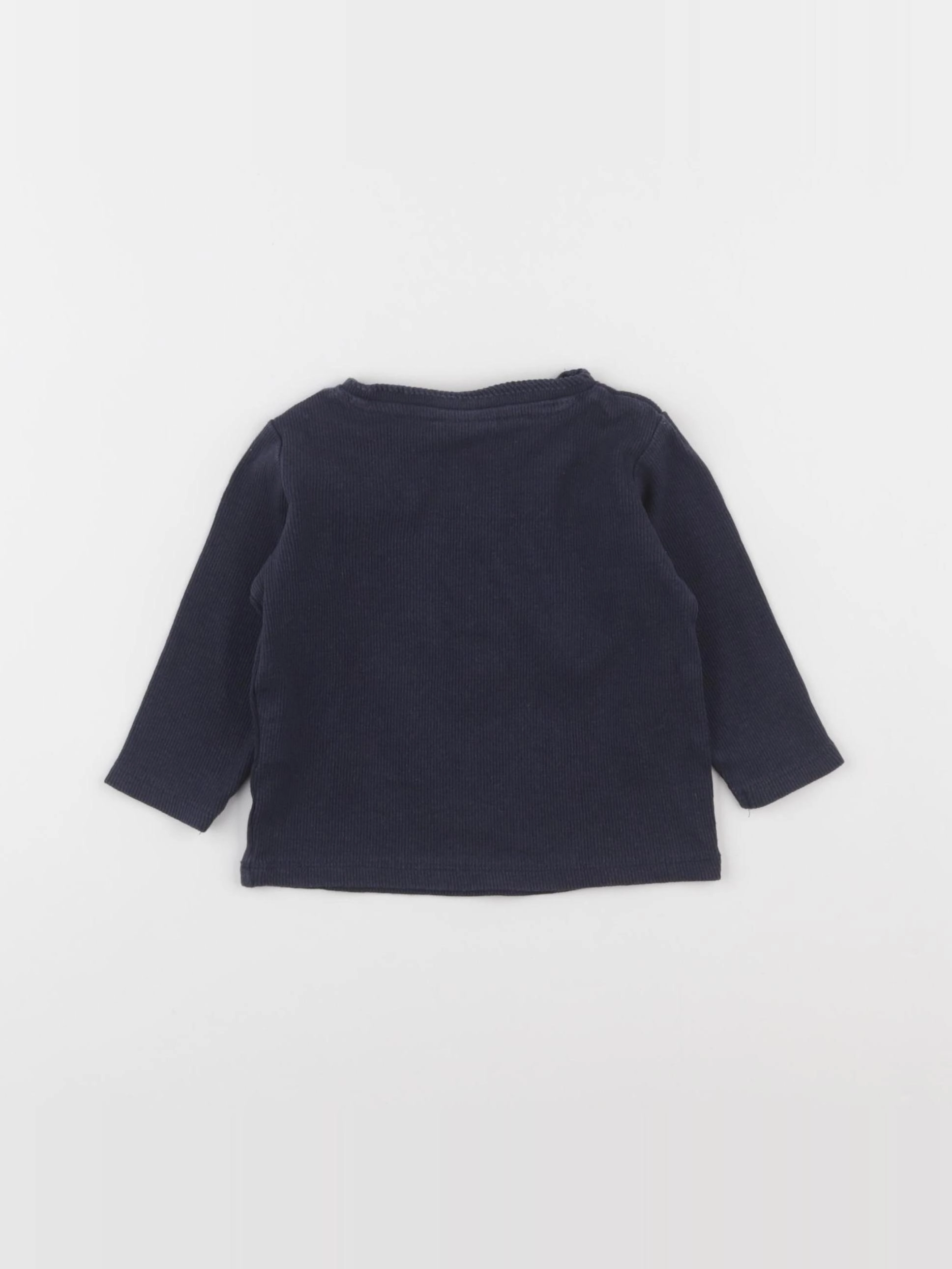 Tape à l'oeil - tee-shirt bleu - 6 mois