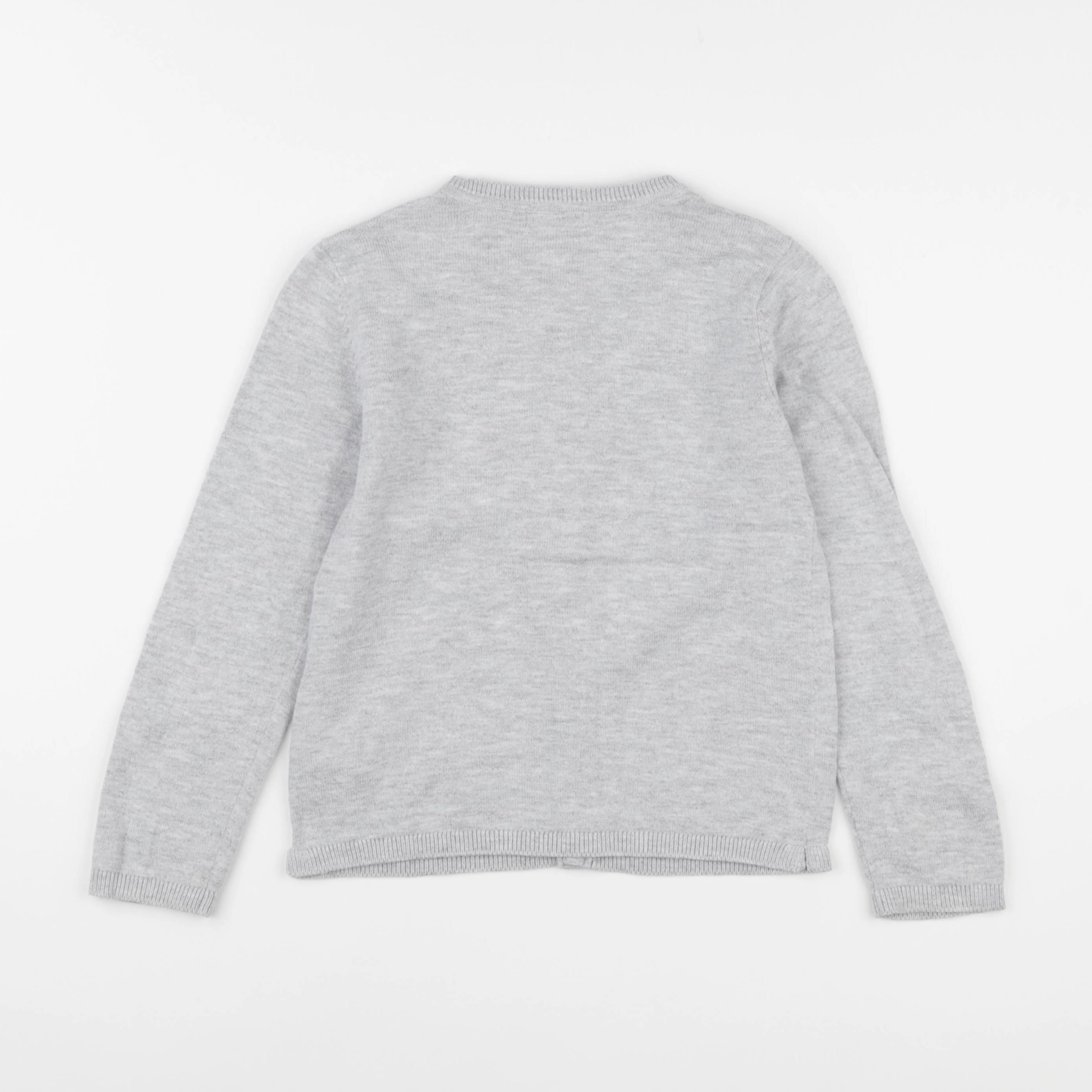 Vertbaudet - gilet gris - 8 ans
