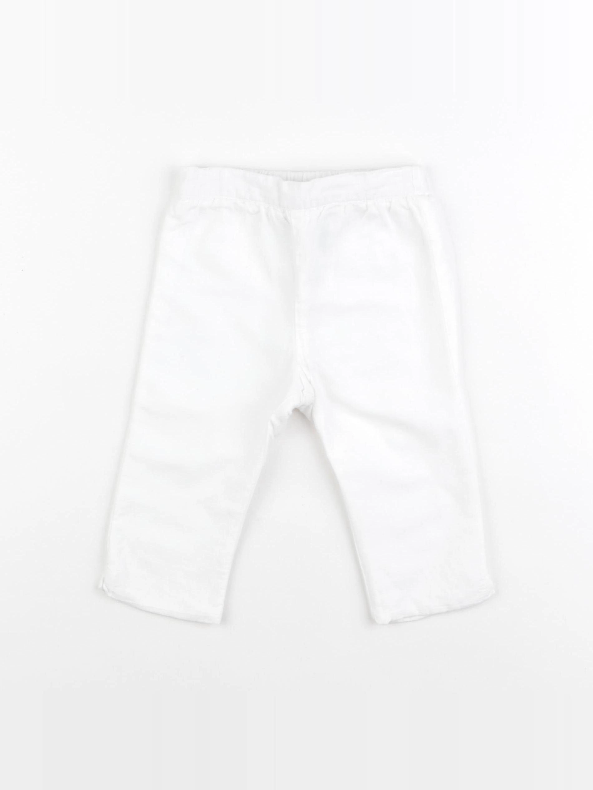 Cyrillus - pantalon blanc - 12 mois