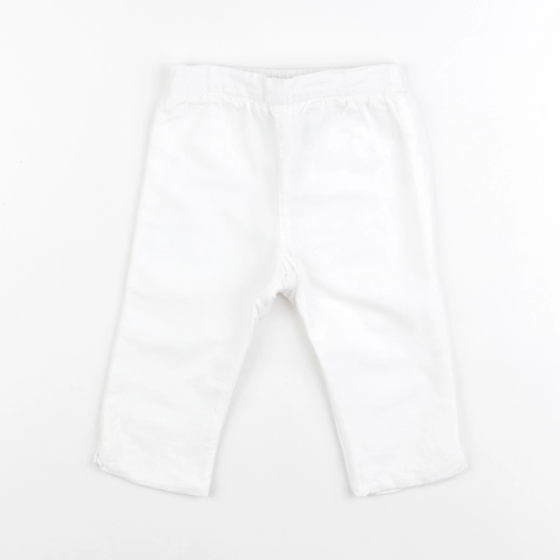Cyrillus - pantalon blanc - 12 mois