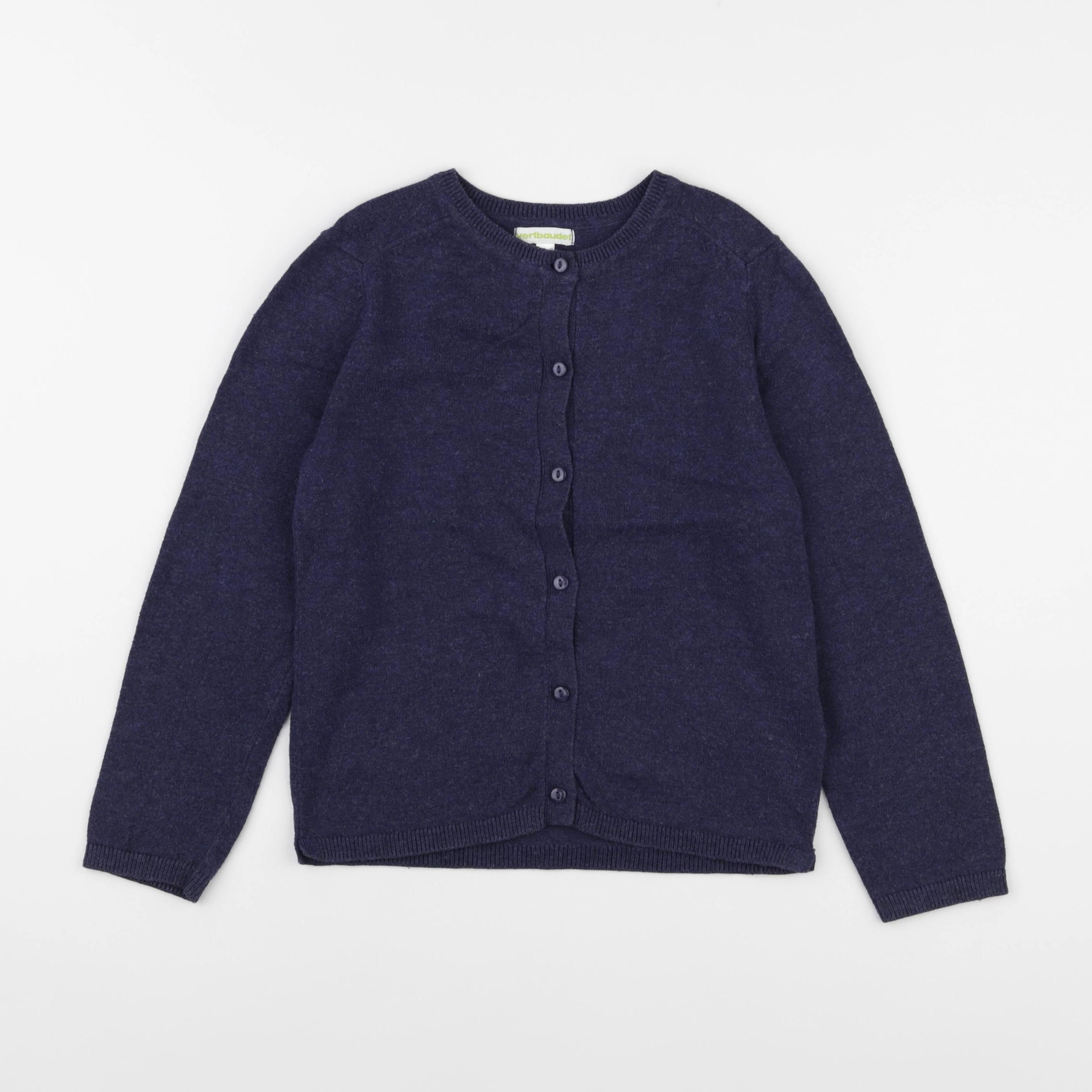 Vertbaudet - gilet bleu - 8 ans