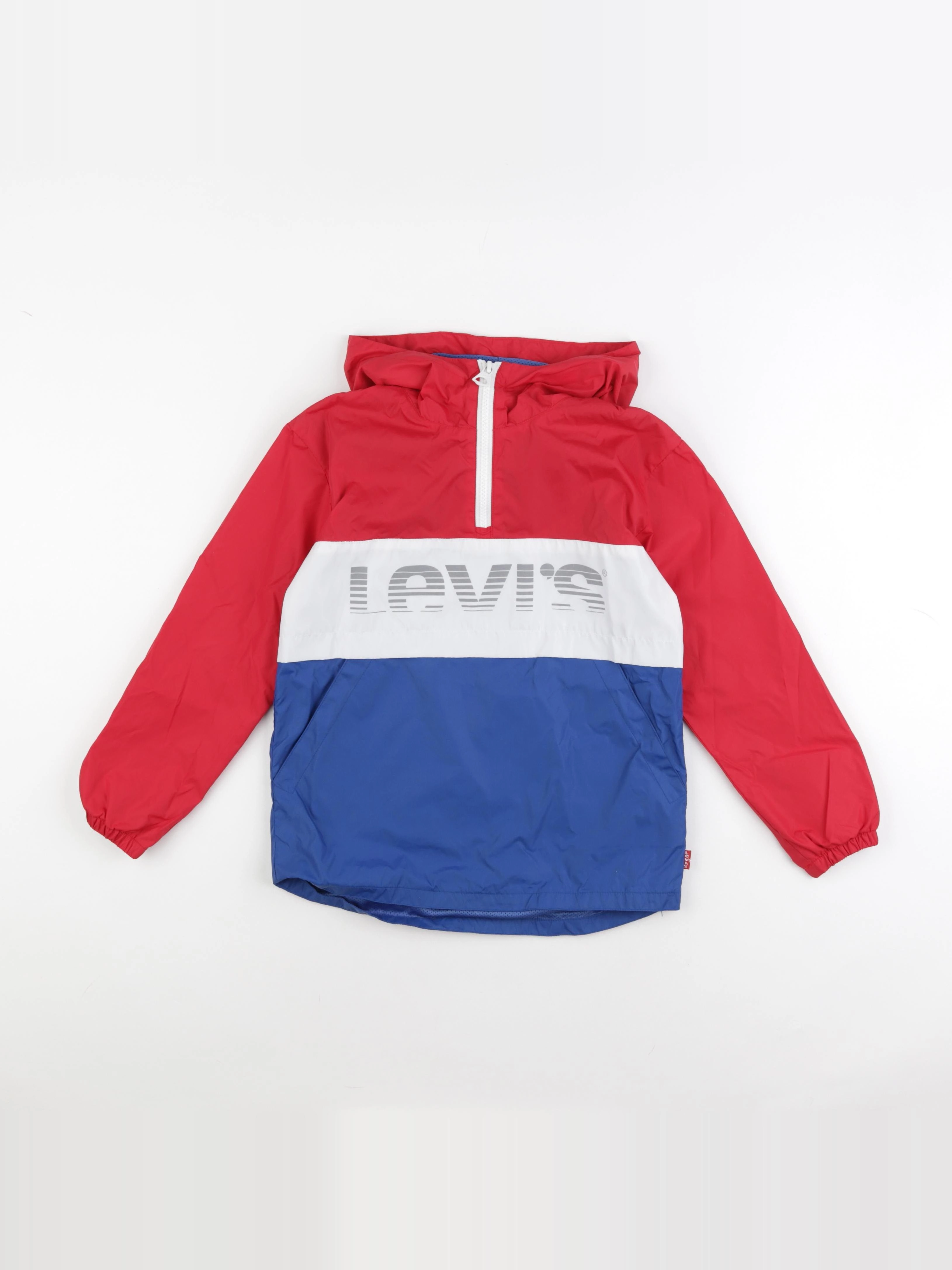 Levi's - coupe-vent bleu, blanc, rouge - 8 ans