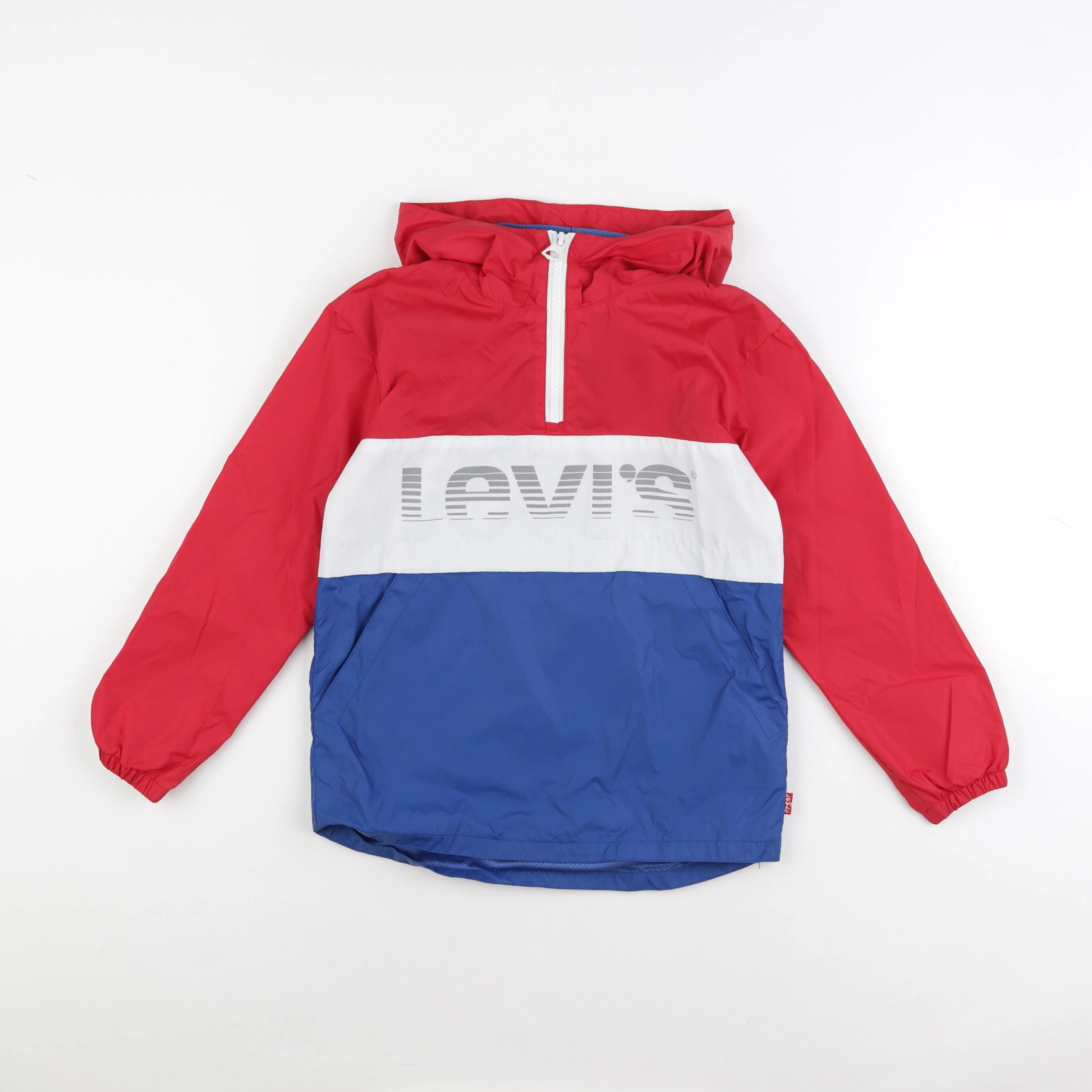Levi's - coupe-vent bleu, blanc, rouge - 8 ans