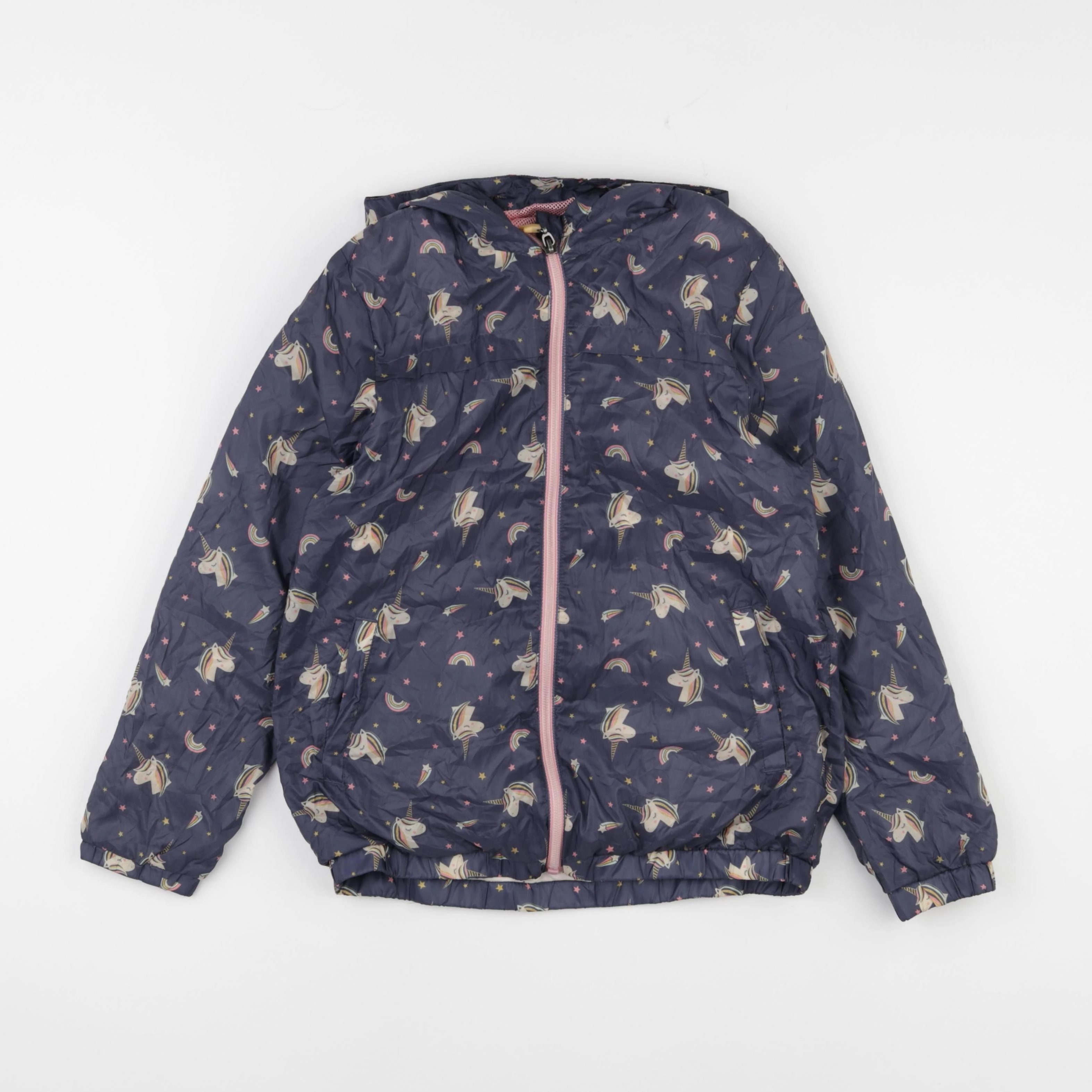 Vertbaudet - coupe-vent bleu - 9 ans
