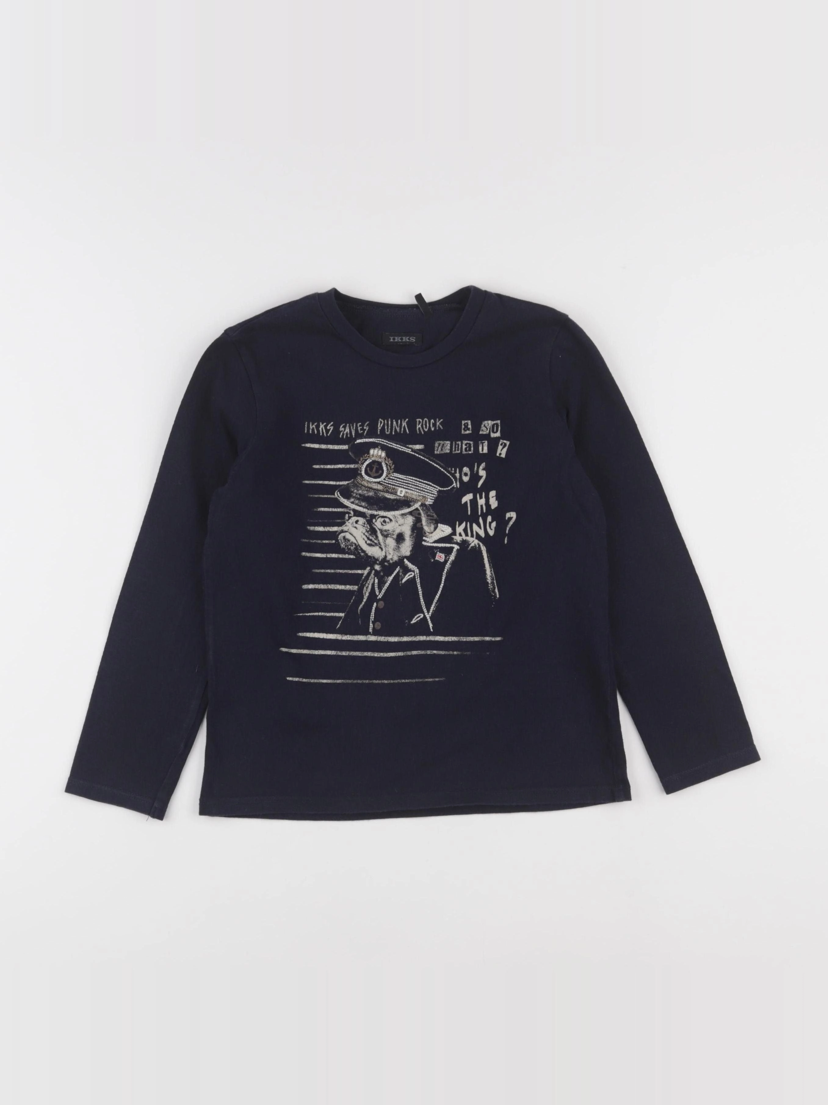 IKKS - tee-shirt bleu - 6 ans