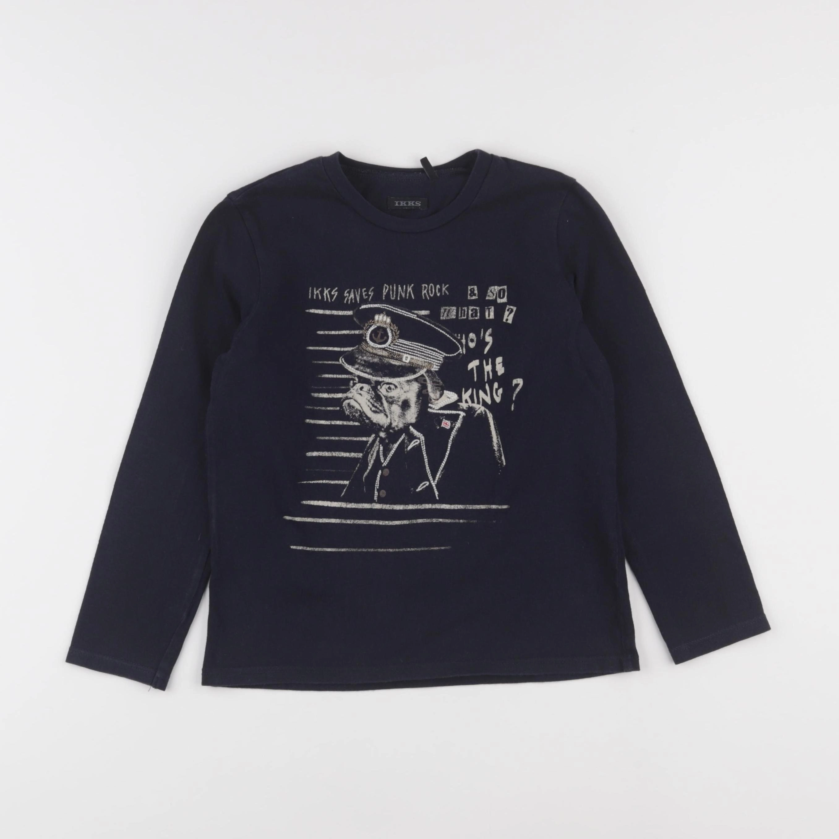 IKKS - tee-shirt bleu - 6 ans