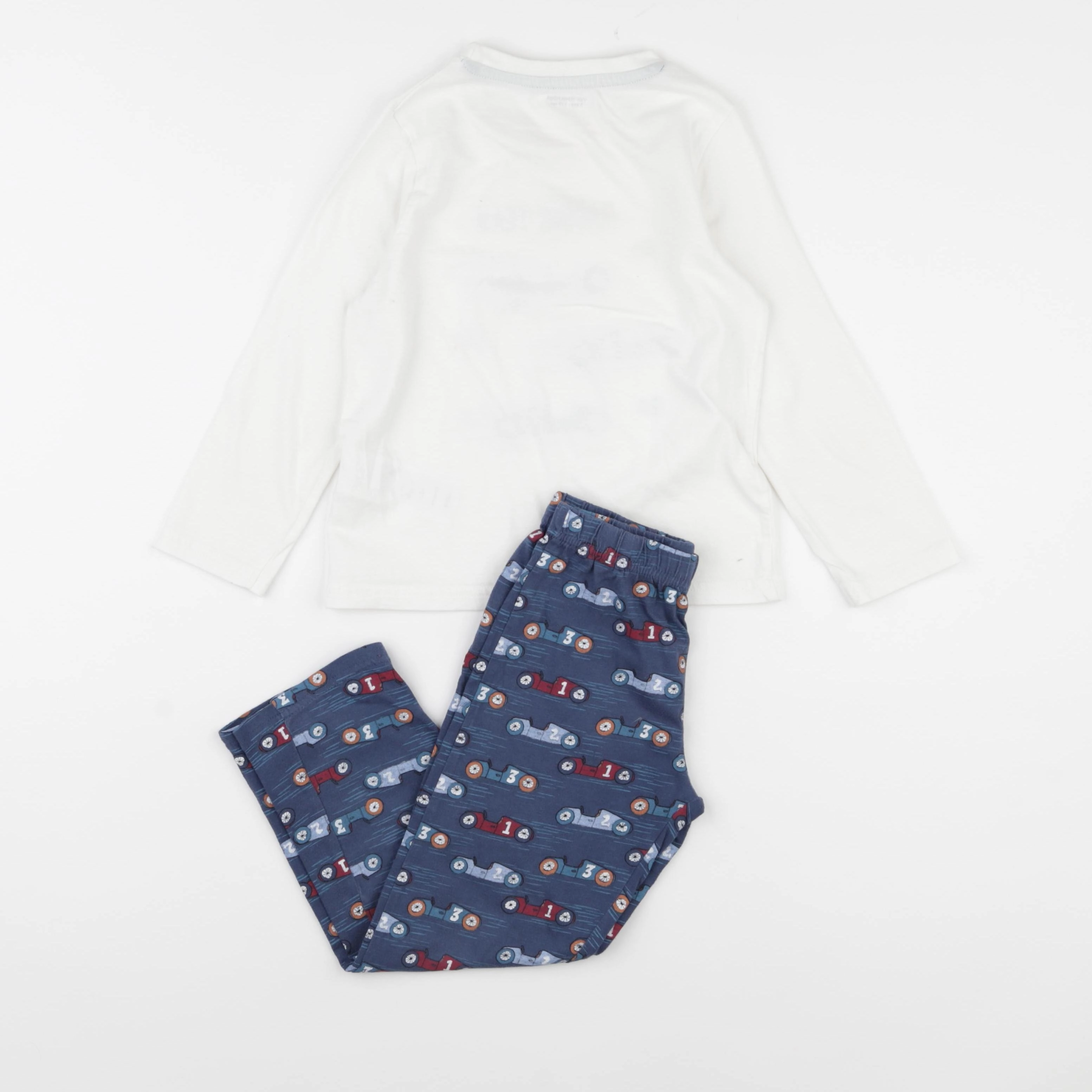 Vertbaudet - pyjama coton blanc - 5 ans