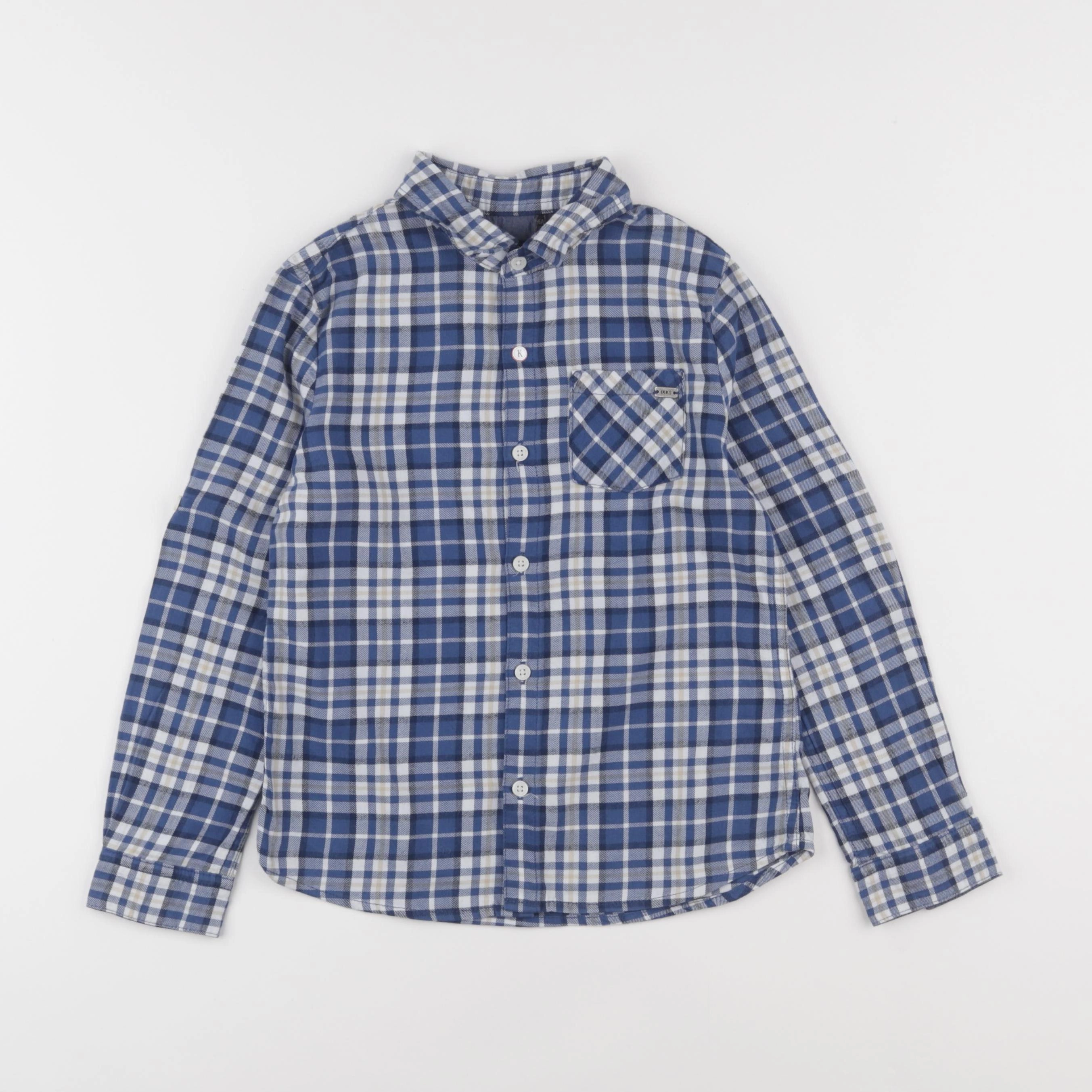 IKKS - chemise bleu - 6 ans