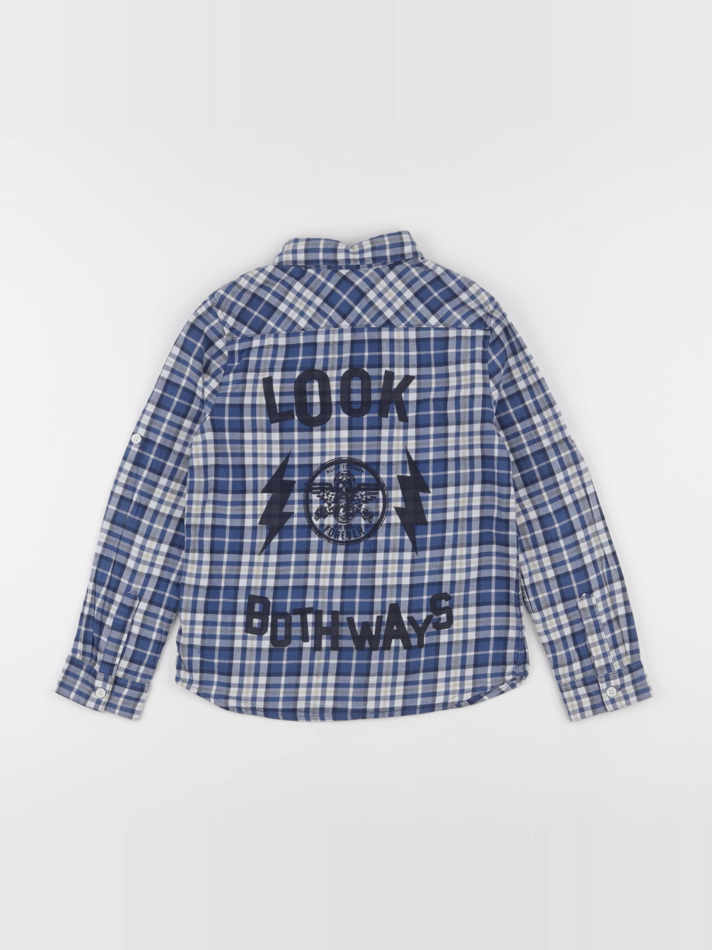 IKKS - chemise bleu - 6 ans