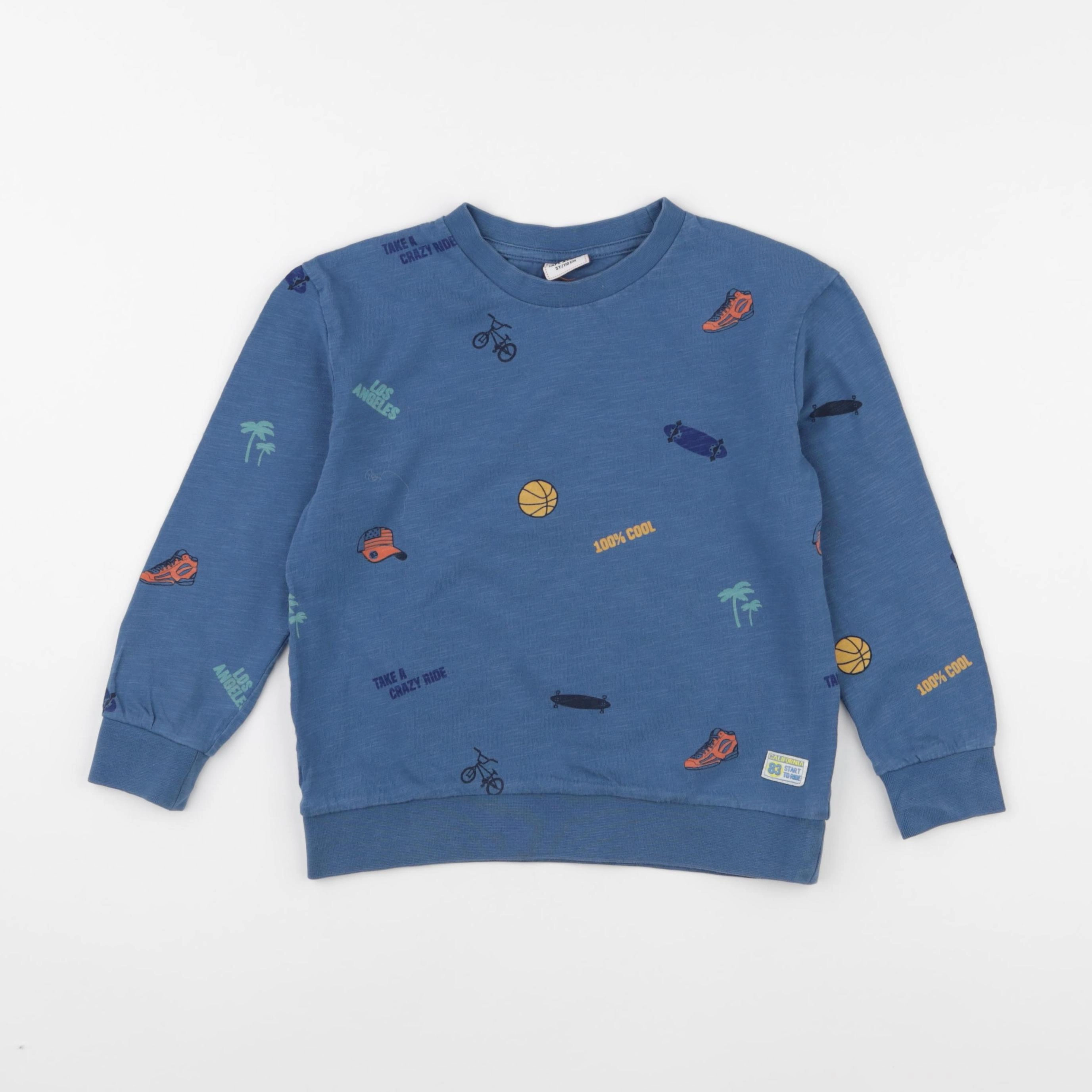 Tape à l'oeil - tee-shirt bleu - 5 ans